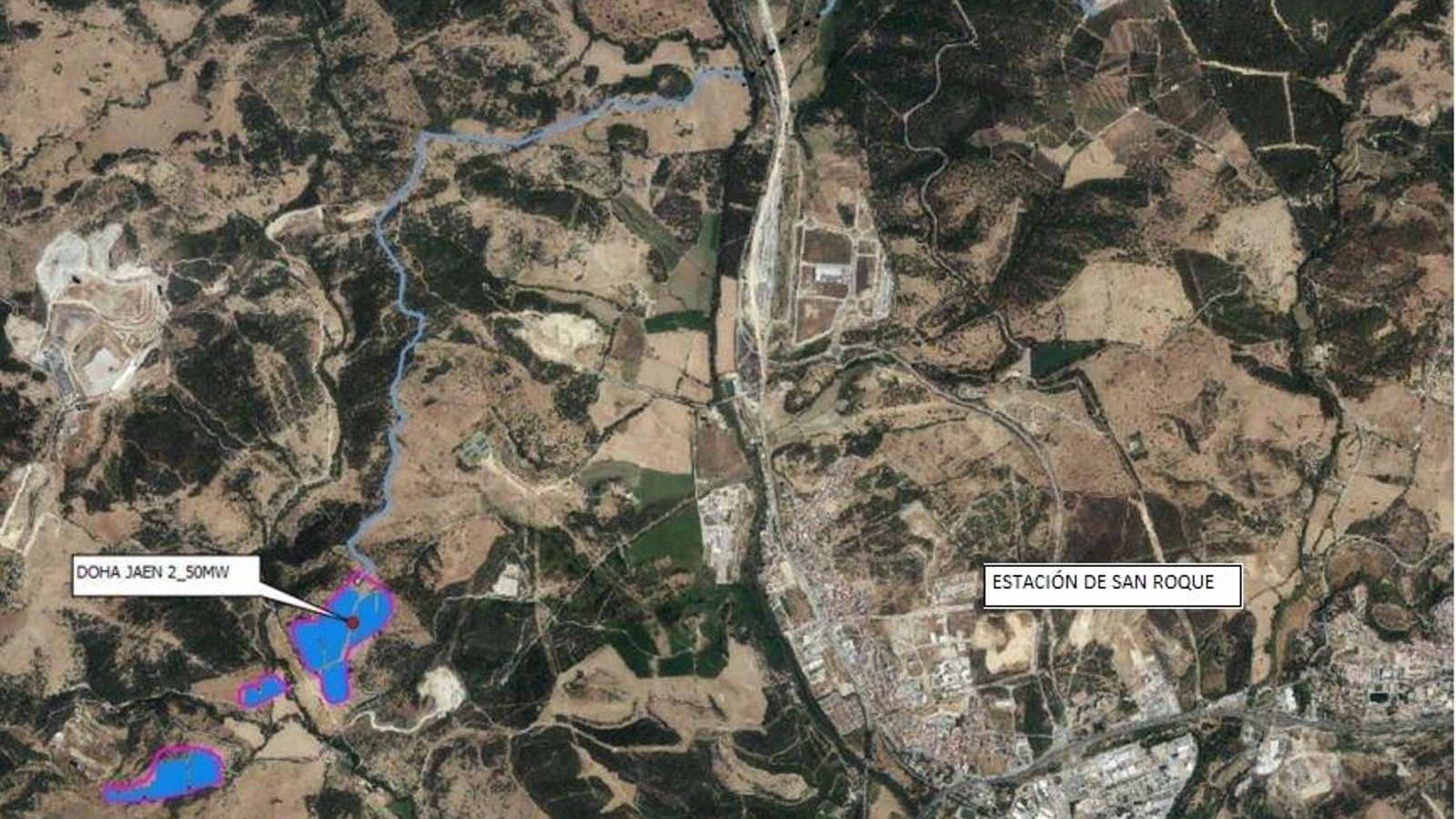 Diagrama de la instalación fotovoltaica.