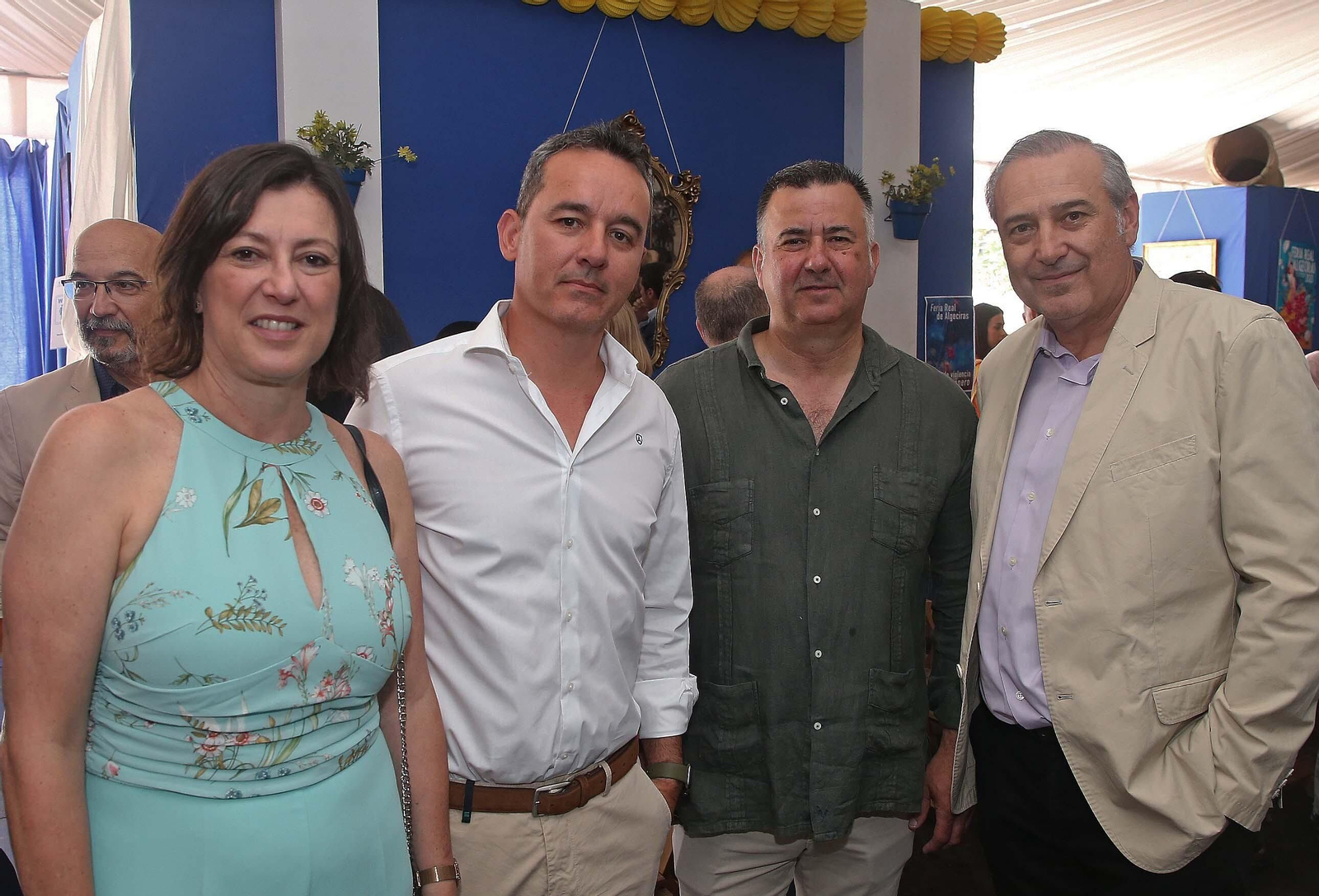Fotos de la copa de autoridades en la caseta municipal de la Feria Real de Algeciras 2023