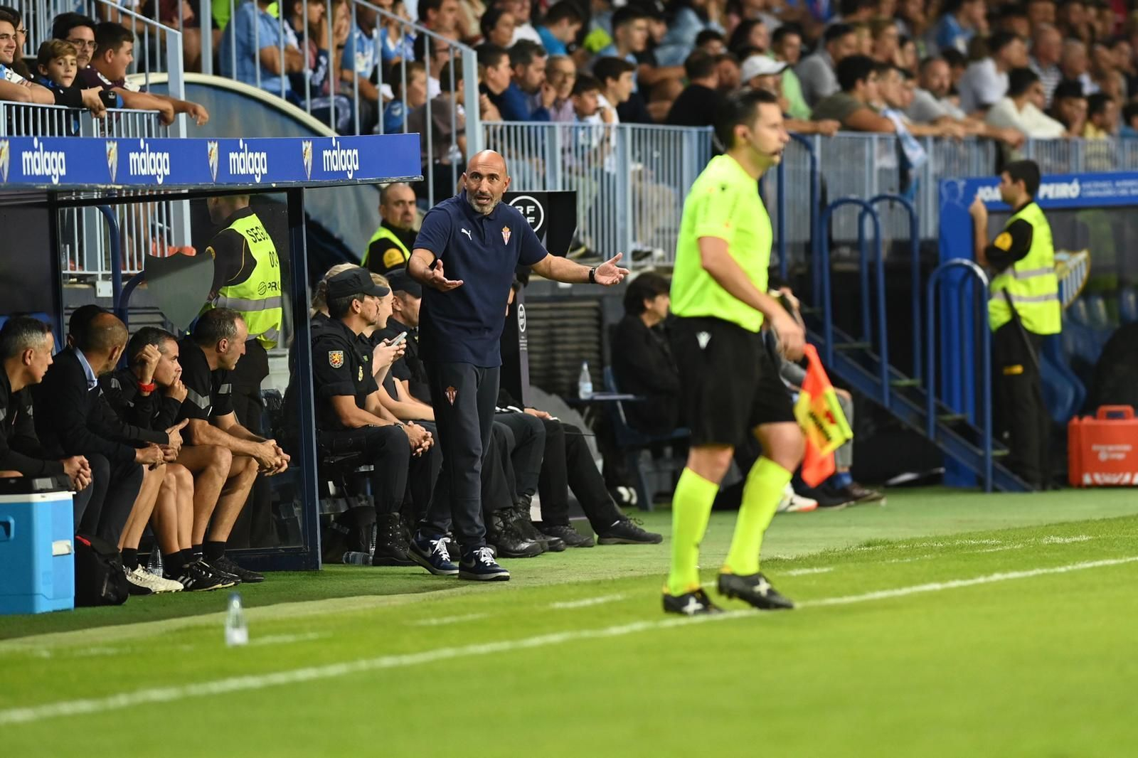 Las fotos del Málaga CF - Sporting de Gijón