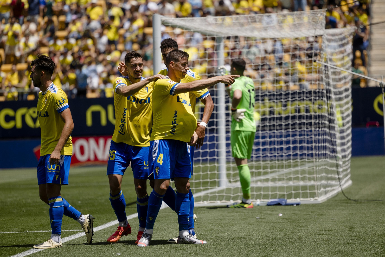 Las imágenes del partido entre el Cádiz C.F y el Getafe