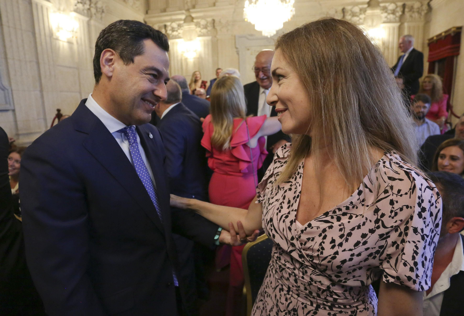 Homenaje a Celia Villalobos en el Ayuntamiento de Málaga (fotos)