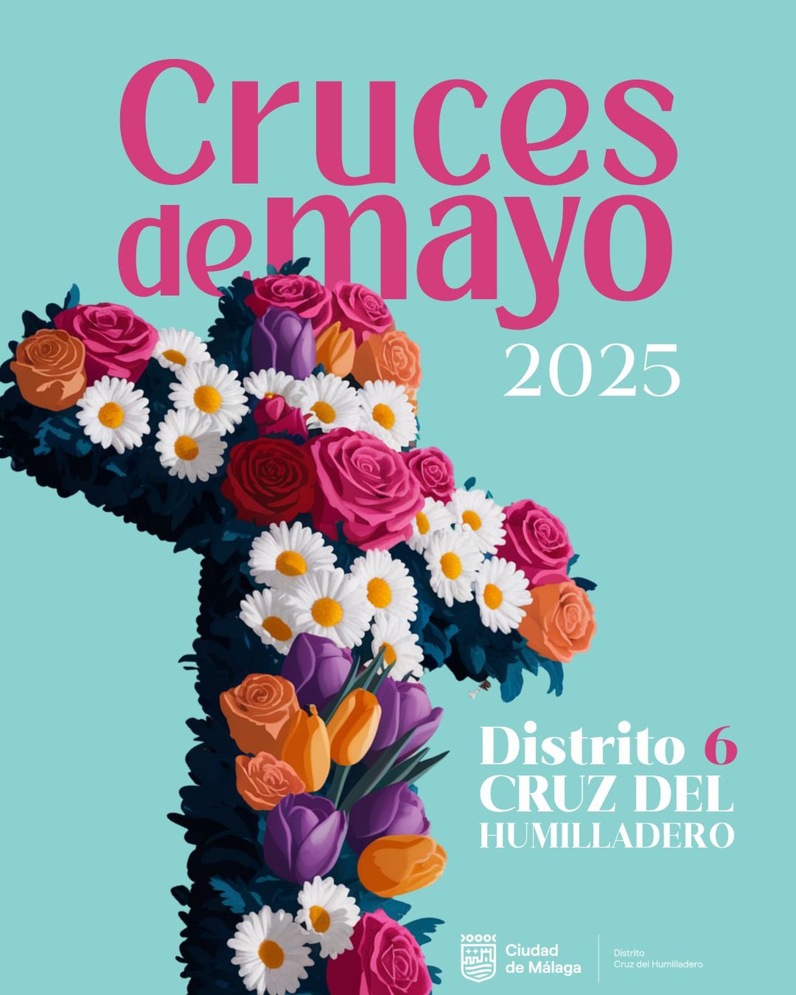 Cartel de la ruta de las Cruces de Mayo 2025