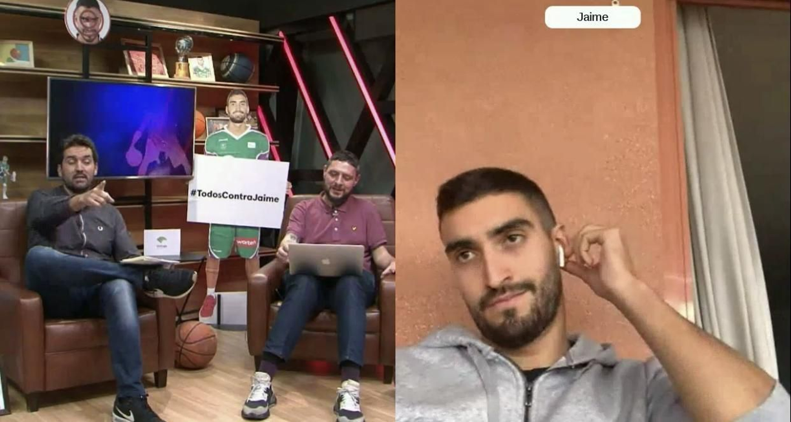 Jaime Fernández, en el programa 'Todos Contra'.