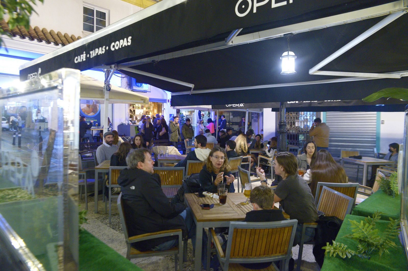 Una terraza de Algeciras.