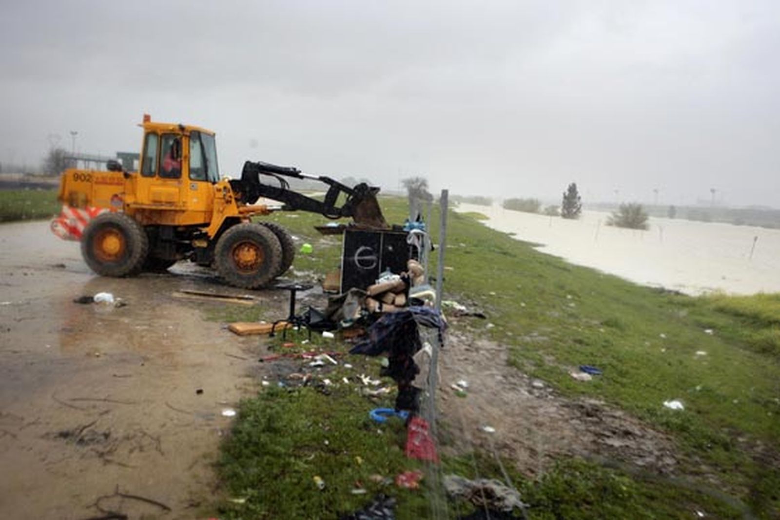 Imagen del momento del desalojo.

Foto: Juan Carlos Muñoz