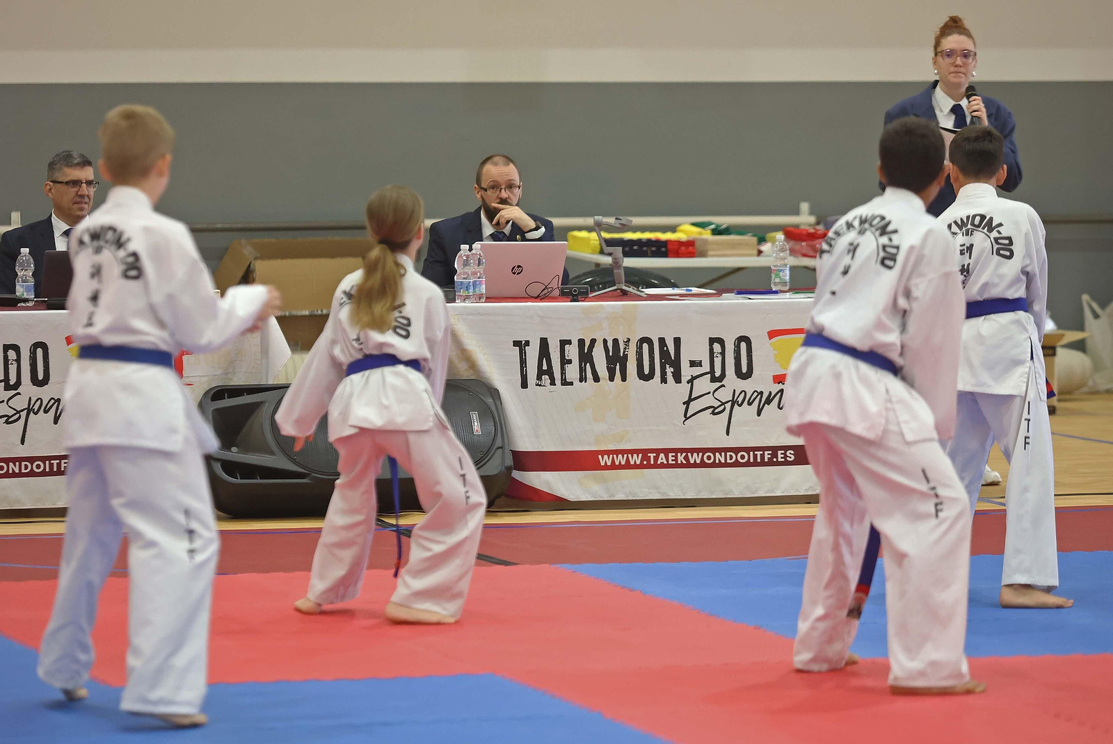 Imágenes de los exámenes de grado Taekwon - Do ITF en San Roque