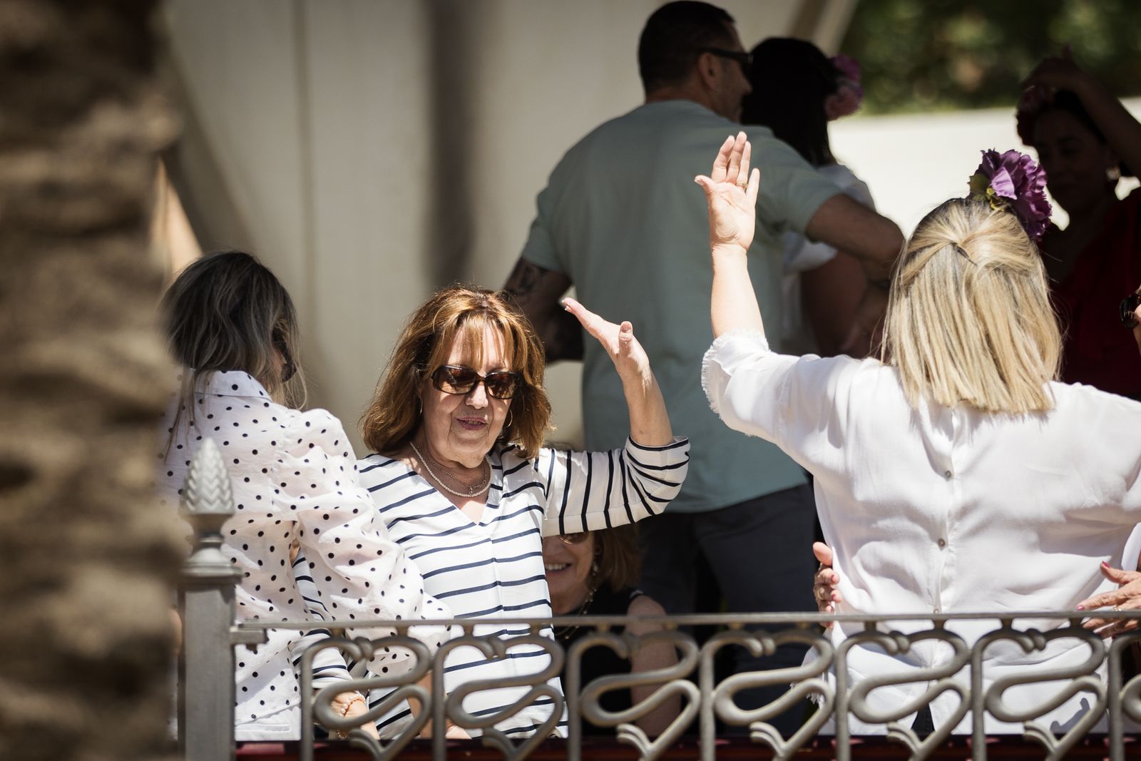 Calor y ambiente en el último día de la Feria de Jerez