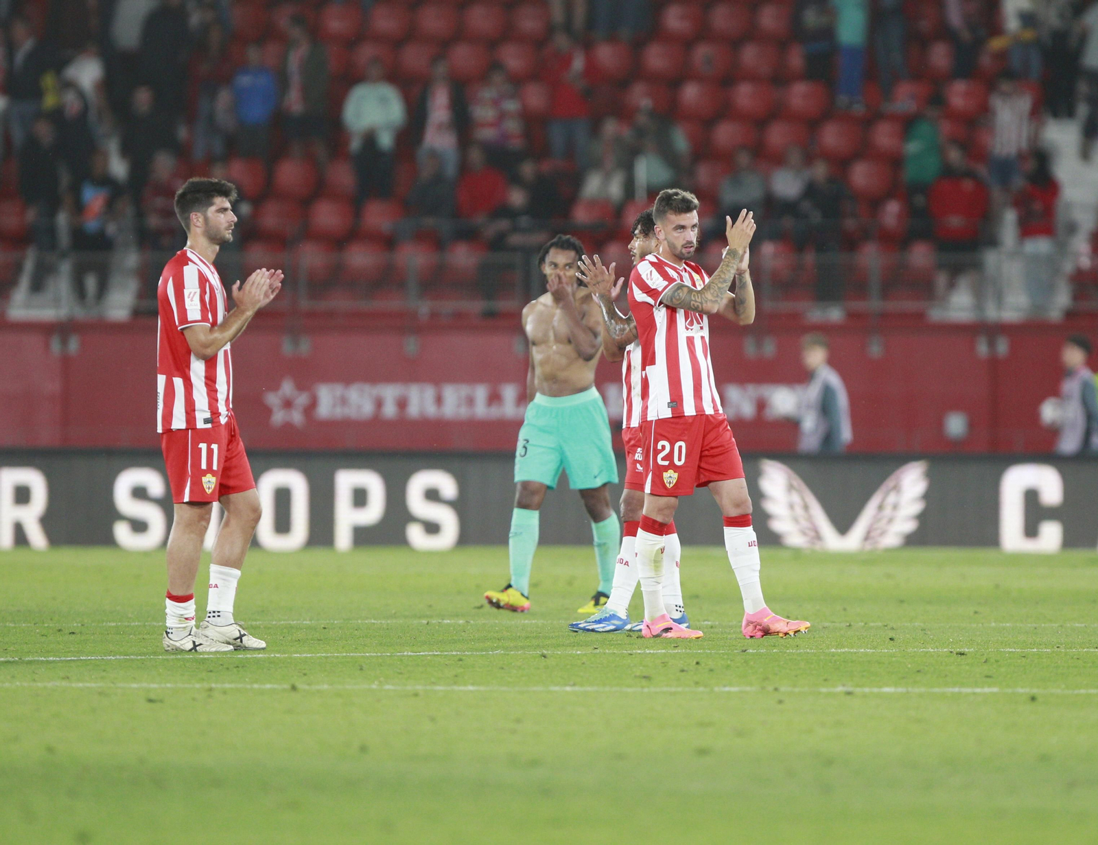 Las mejores imágenes del partido U.D. Almería-F.C. Barcelona