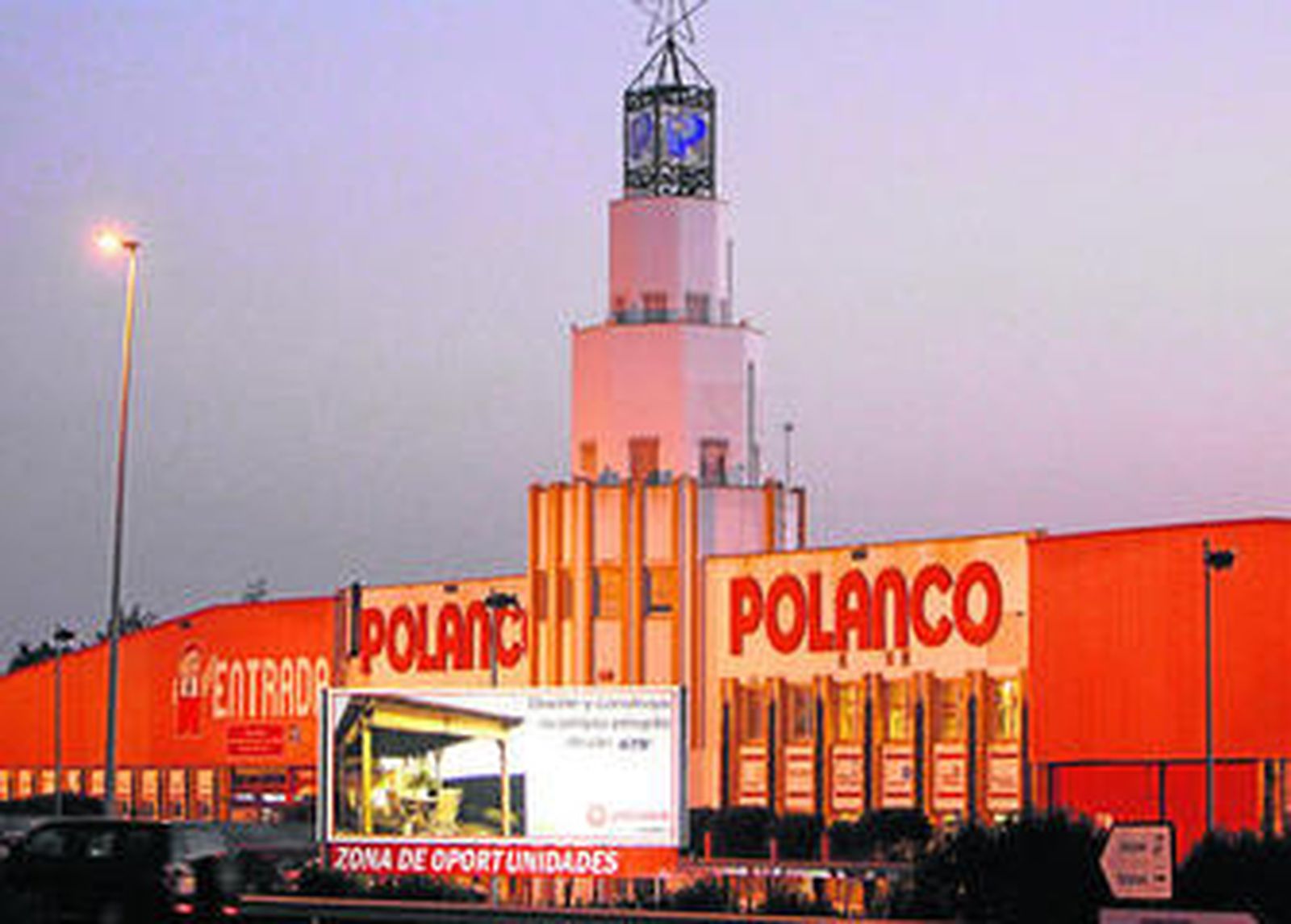 Vista de la empresa Polanco en Chiclana que se encuentra junto a la A-48.