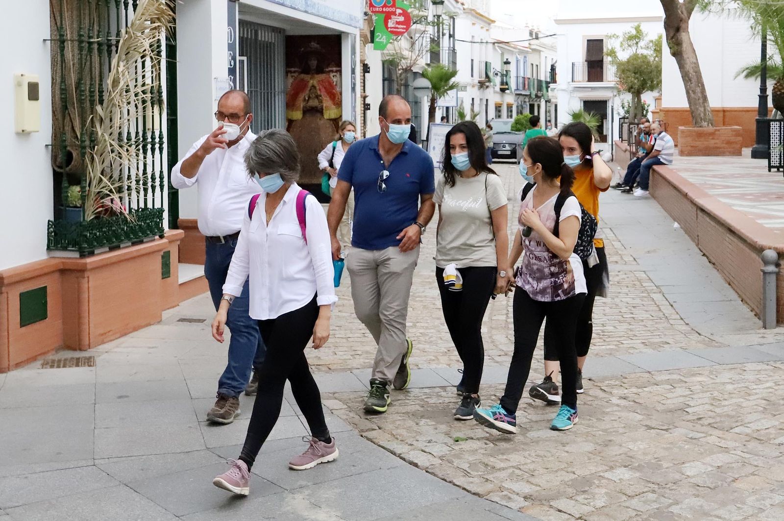 Imágenes de la Virgen del Rocío en el Lunes de Pentecostés 2020