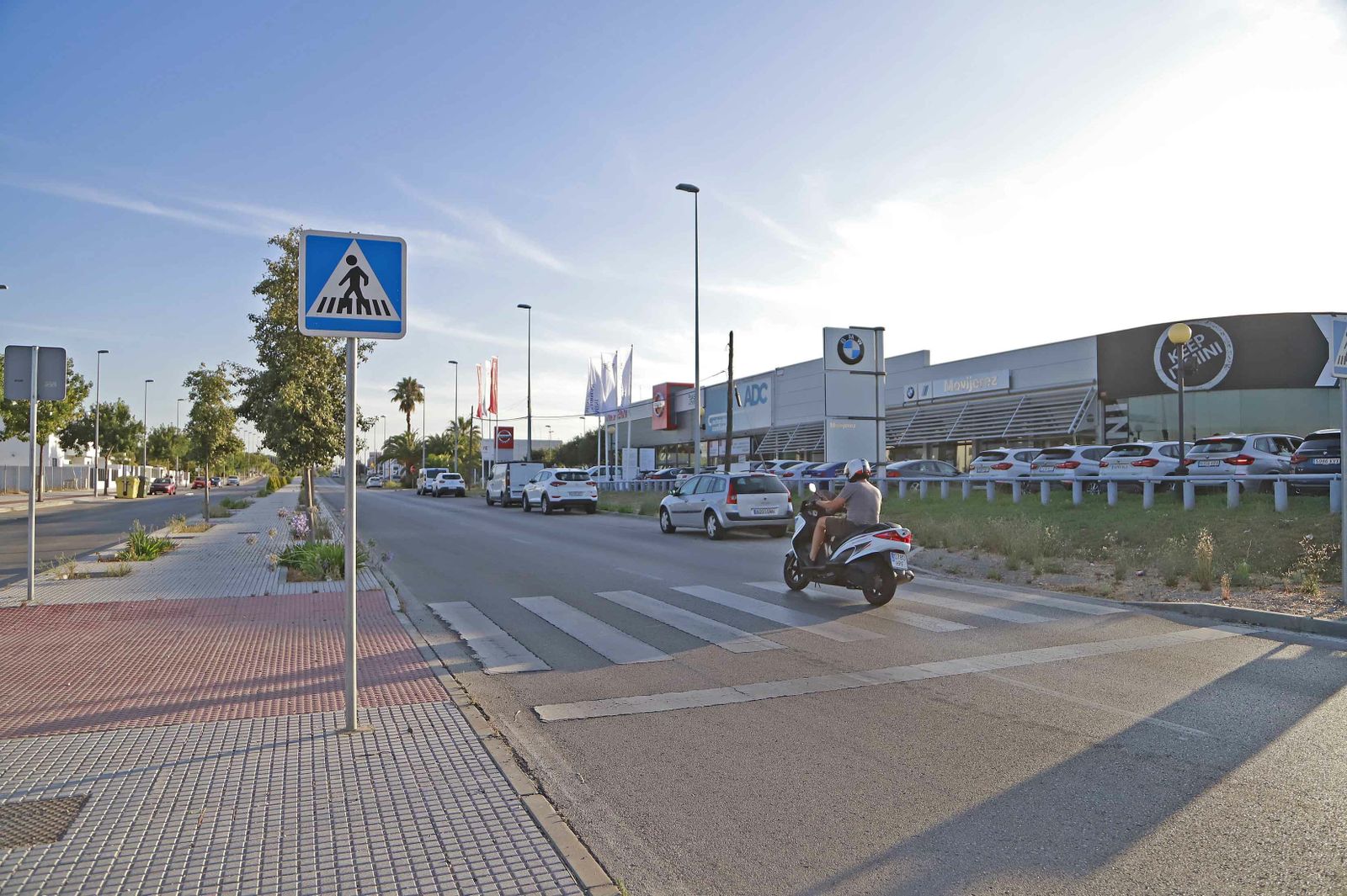 El atropello se produjo en esta zona de Pozoalbero