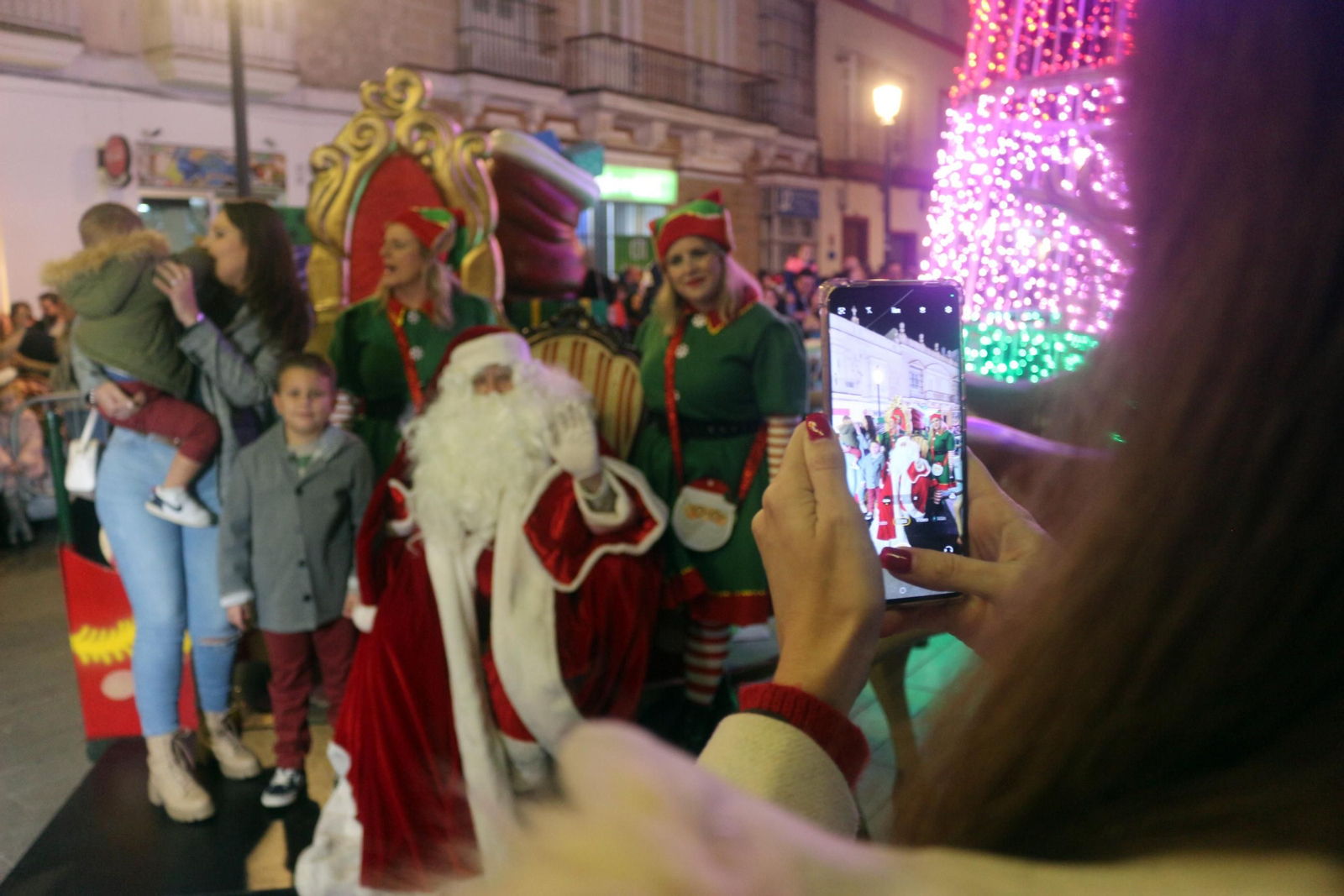Visita de Papá Noel a Puerto Real