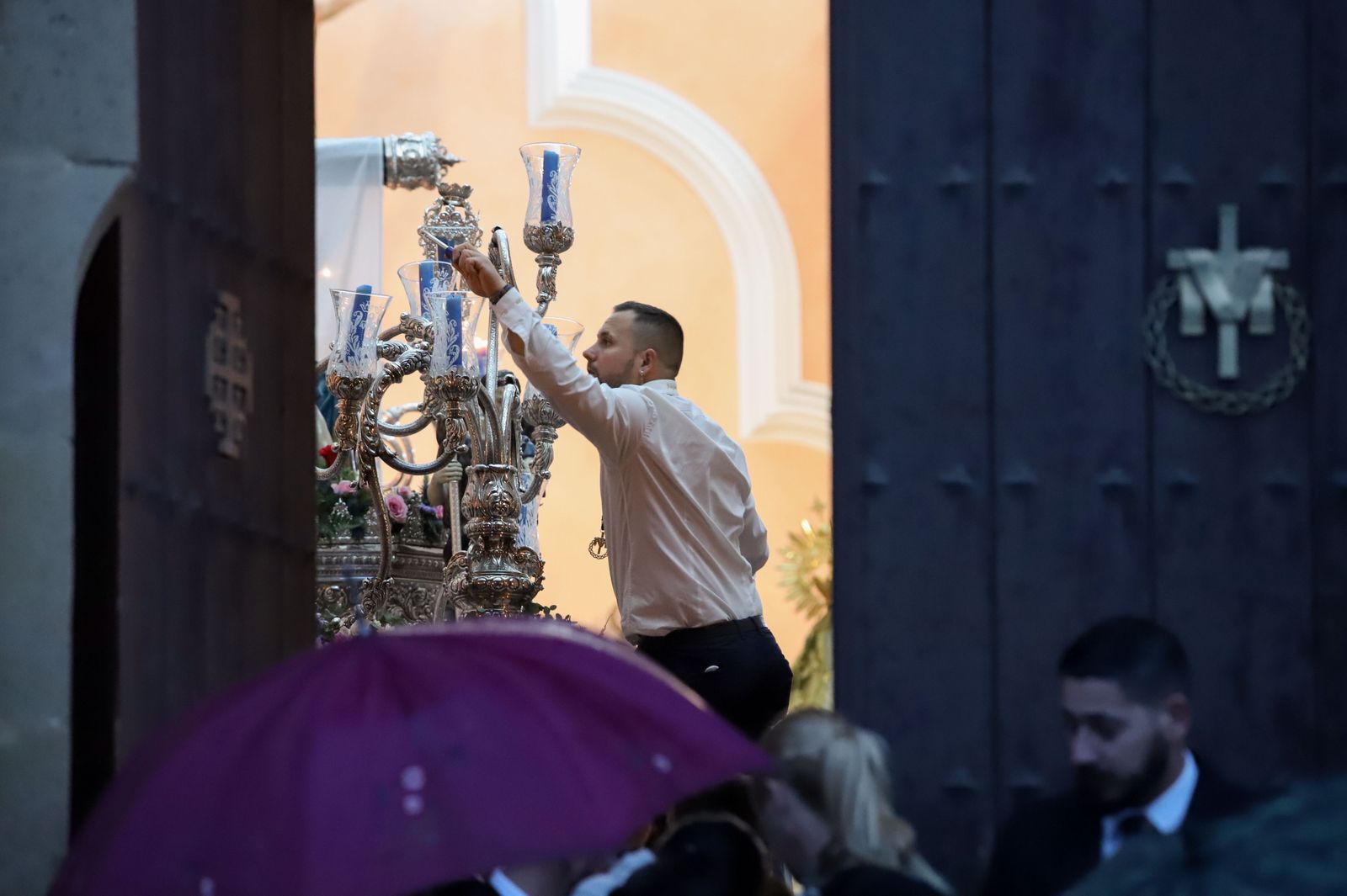 Fotos del Miércoles Santo en San Roque: Angustias