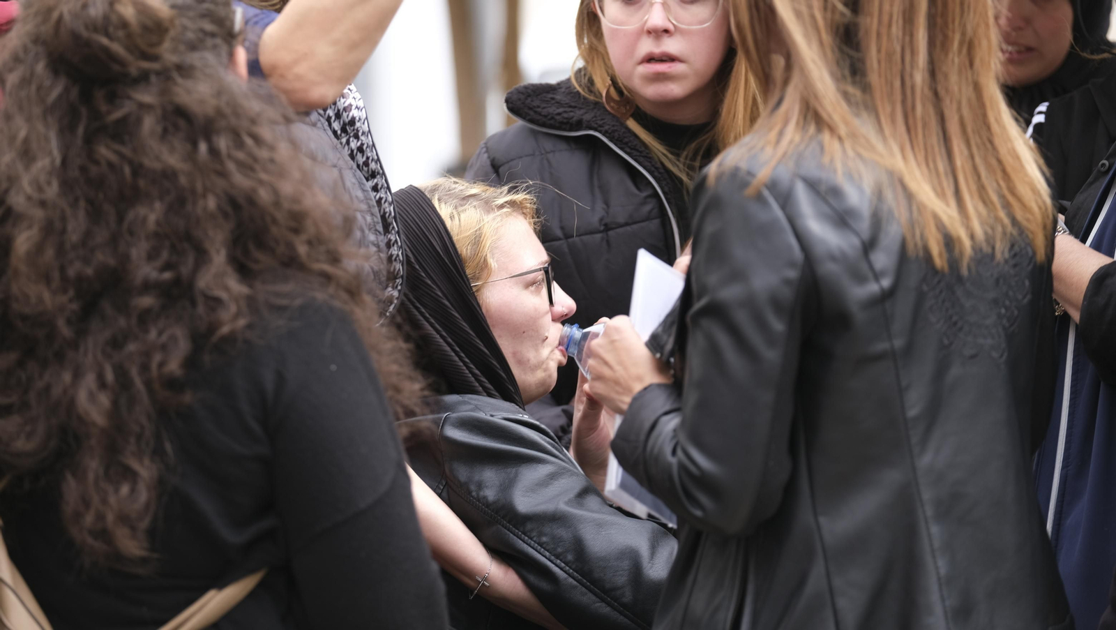 Funeral del crimen vicario de las dos niñas, en Abla