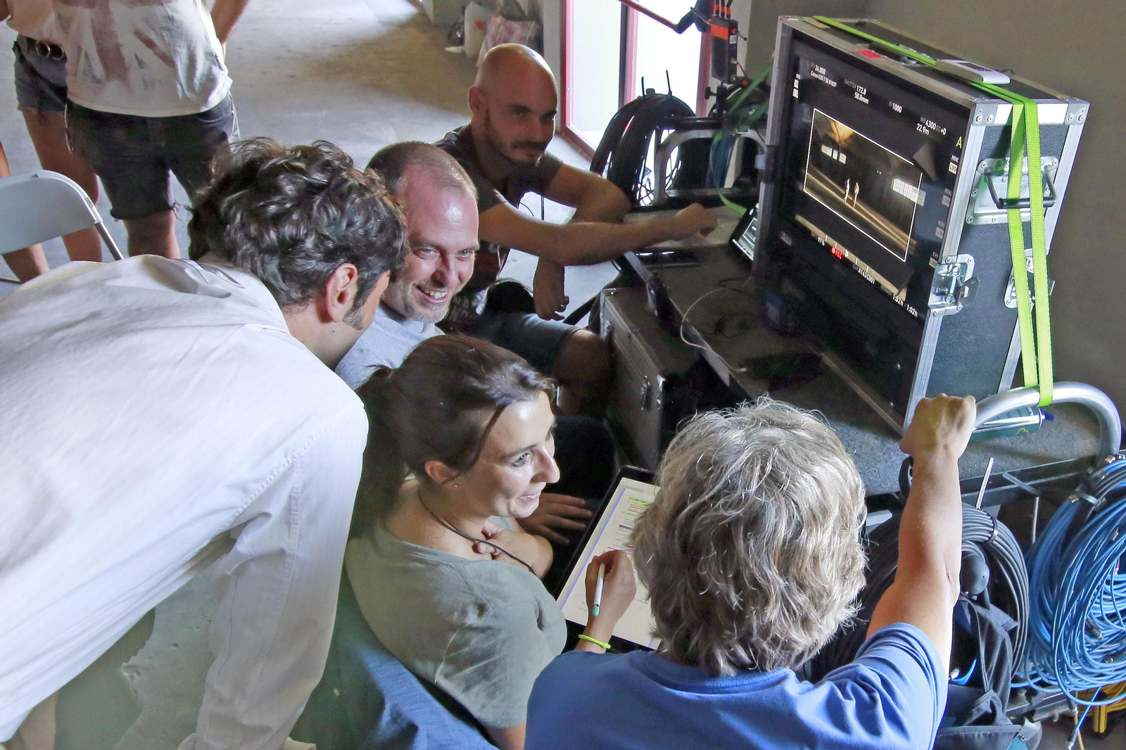 Imágenes del rodaje de la película 'El verano que vivímos' en González Byass