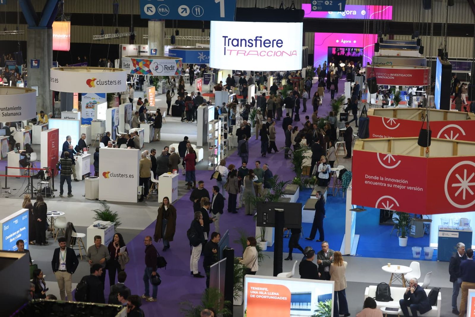 Foro 'Transfiere', celebrado en el Palacio de Ferias de Málaga.