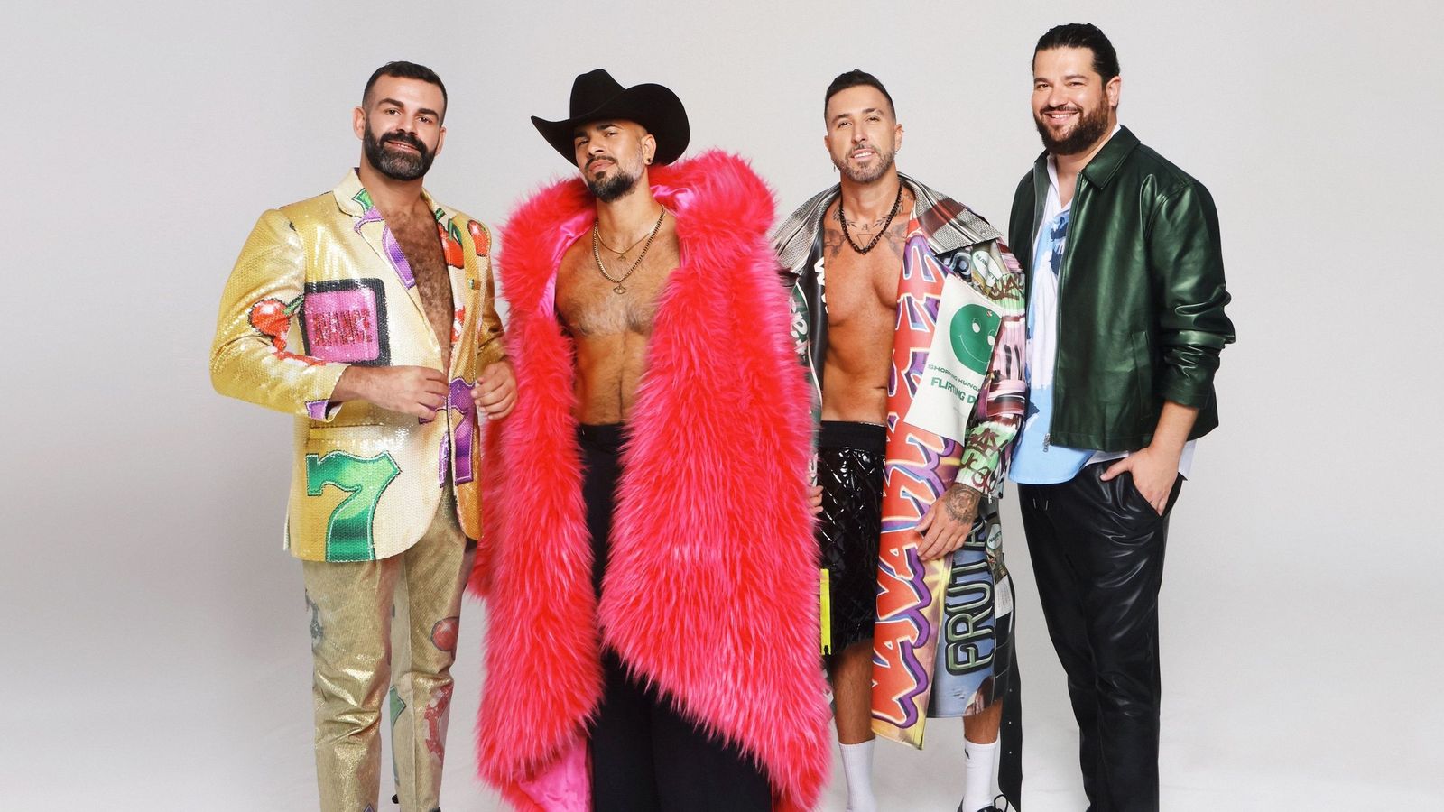 El grupo Efecto Pasillo al completo en una foto promocional