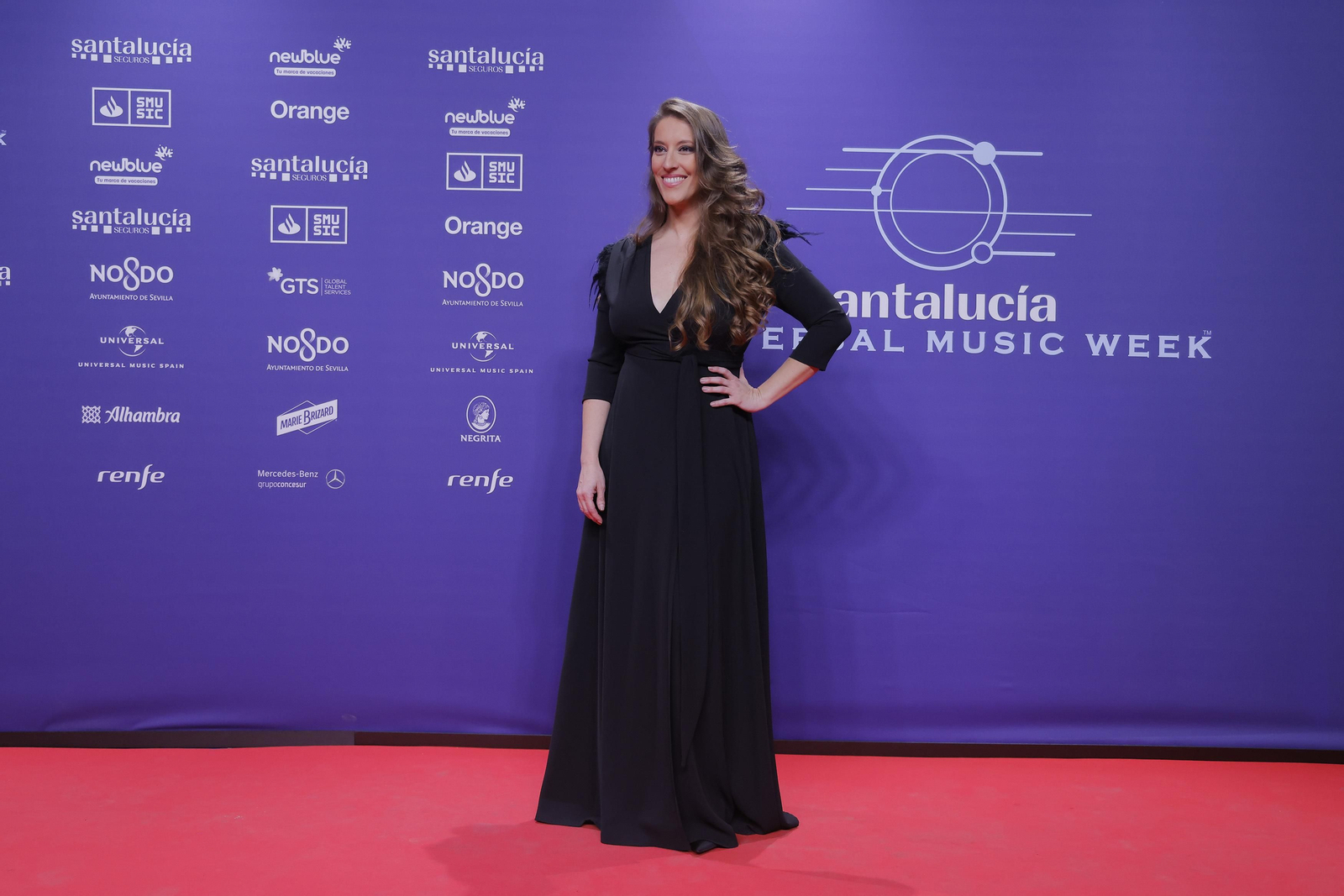 Famosos y artistas en la alfombra roja de la gala del flamenco en los 'Santalucía Universal Music Week'