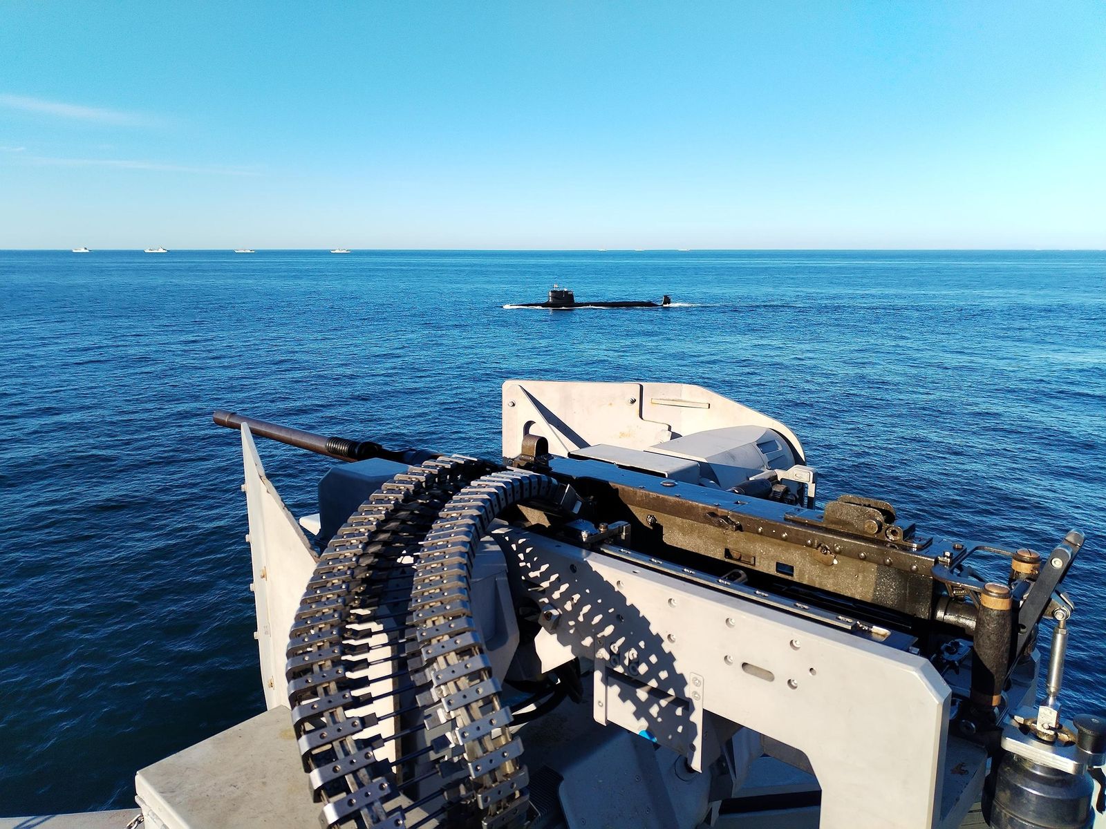 Las fotos del mayor ejercicio de los últimos años en el Estrecho de Gibraltar y el Golfo de Cádiz de la Armada y la OTAN