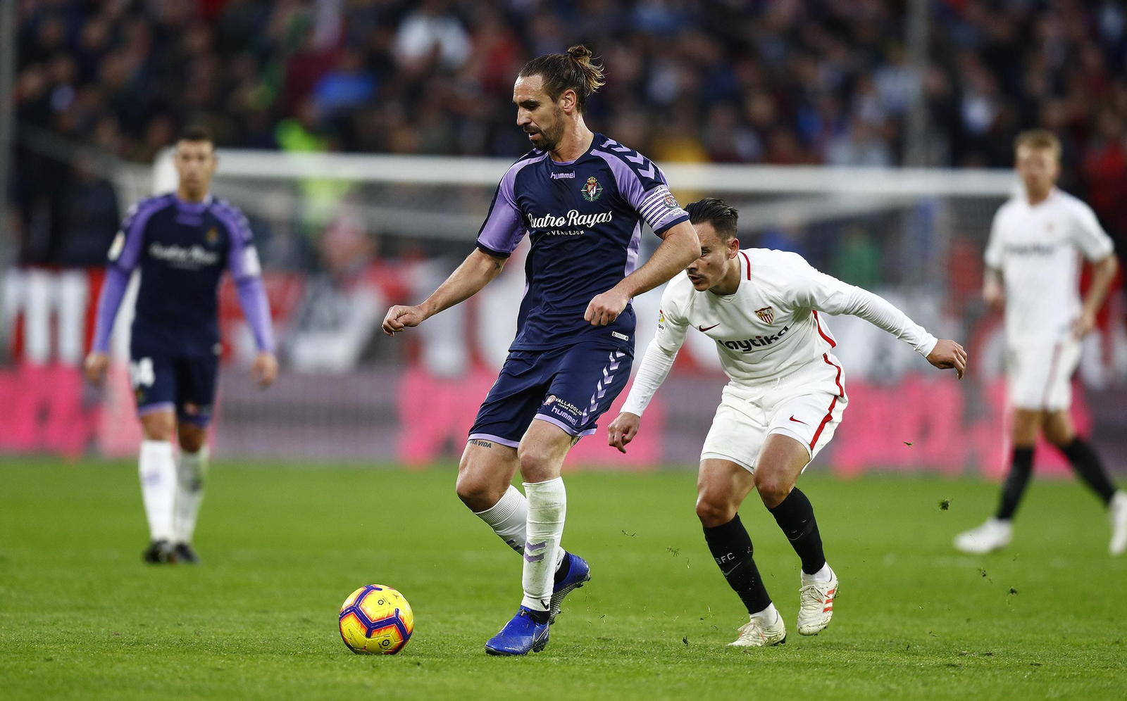 El Sevilla-Valladolid, en imágenes