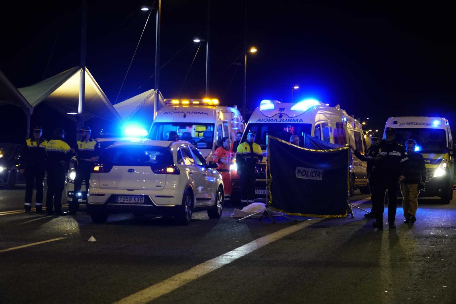 La zona donde se ha producido este atropello.