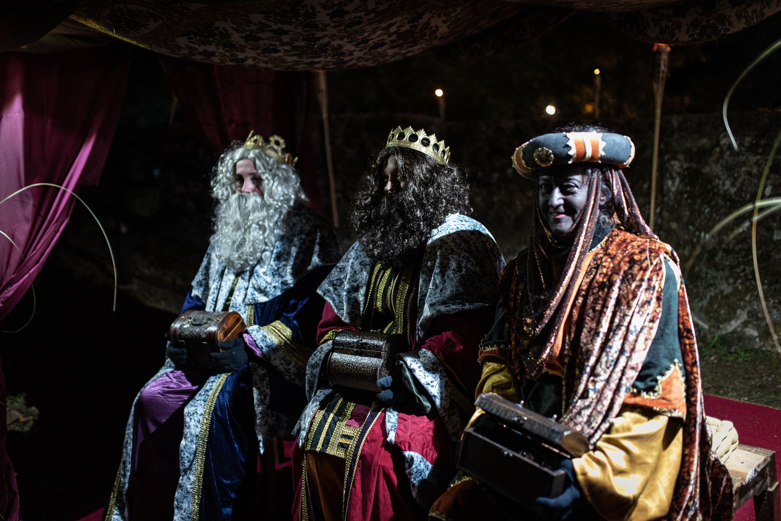 Imágenes: Una visita al Belén viviente de Puerto Moral