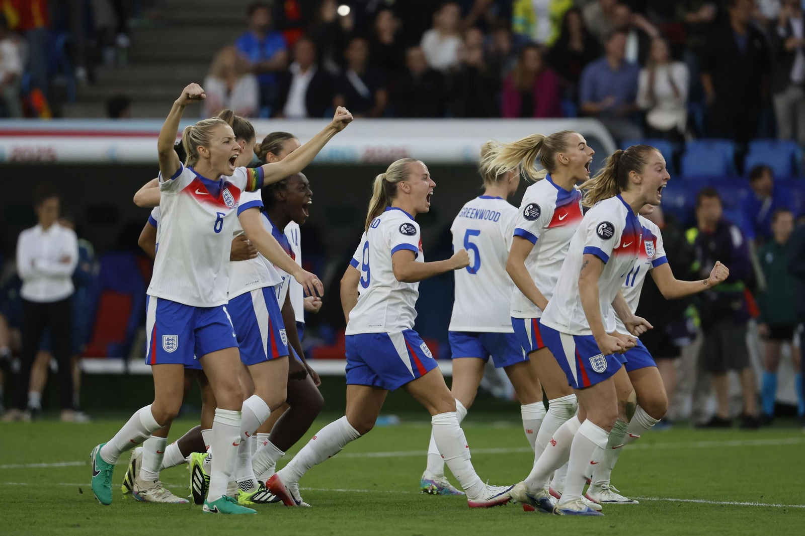 Las mejores imágenes de la final España - Inglaterra de la Eurocopa femenina