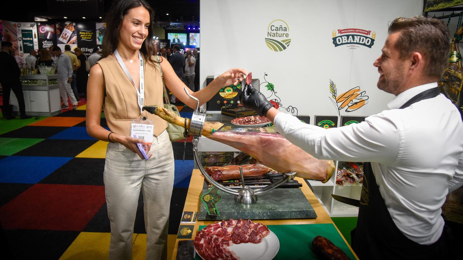 Uno de los expositores de Auténtica Premium Food Fest