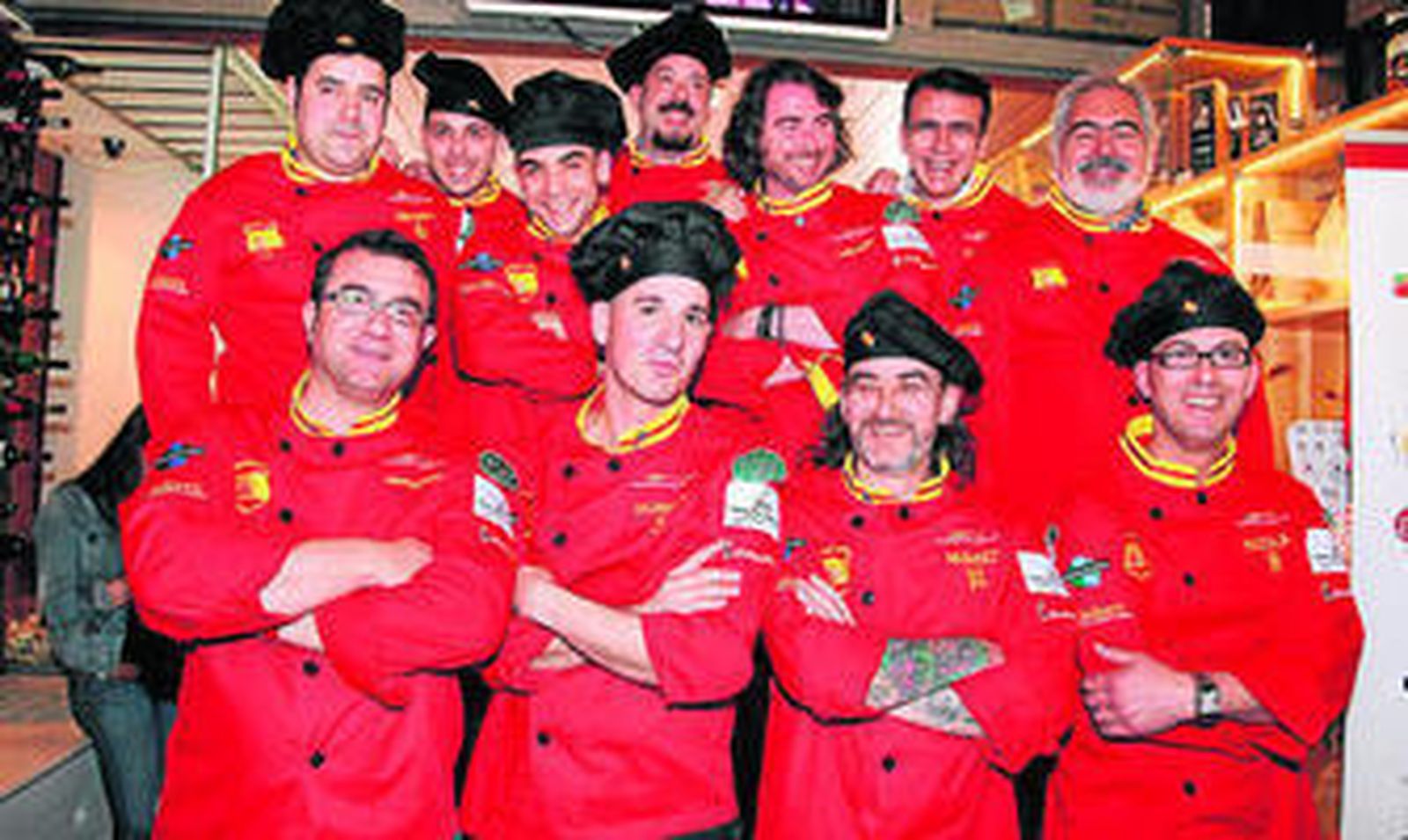 Equipo de la selección gastronómica.