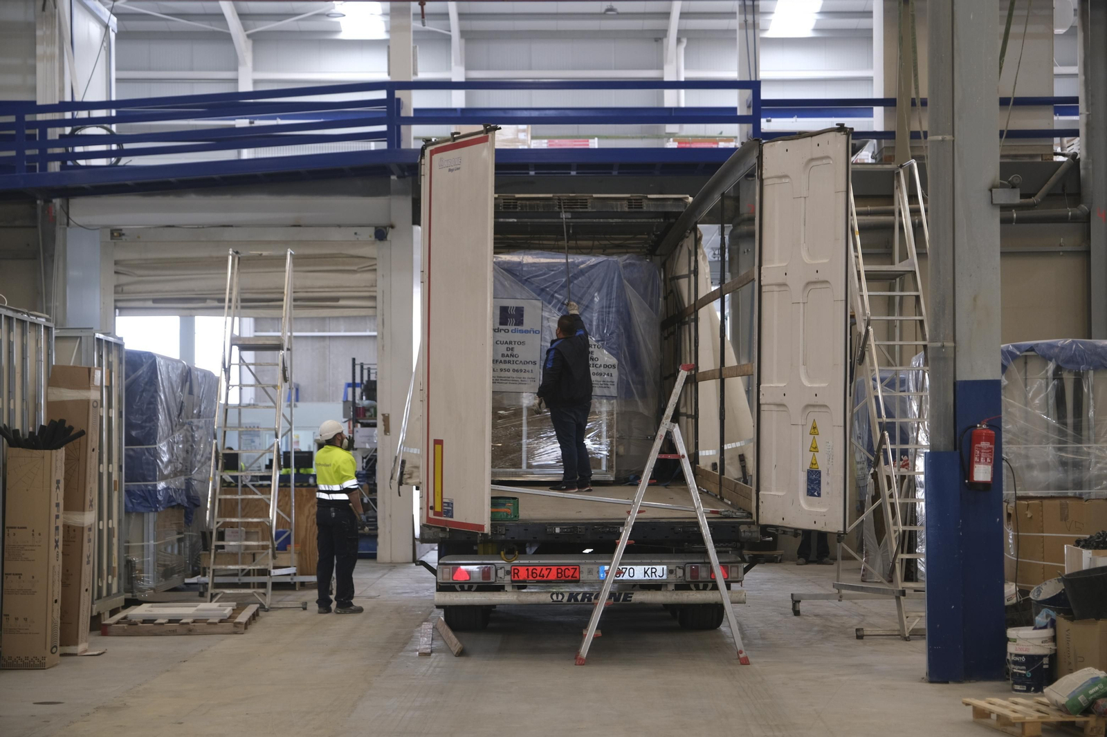 Bendición de las instalaciones de Hydrodiseño, en Huércal Overa (Almería)