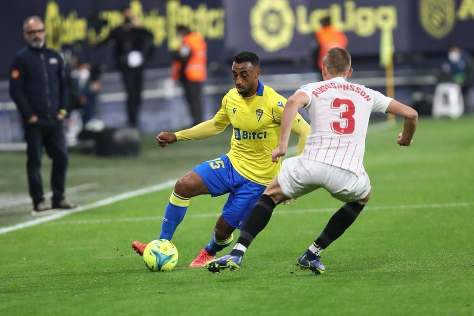 Las imágenes del Cádiz-Sevilla de Liga.