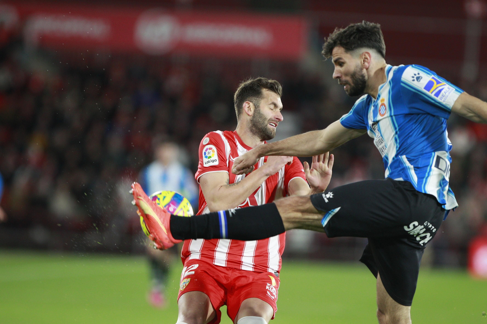 Imágenes del partido U.D. Almería-R.C.D. Espanyol