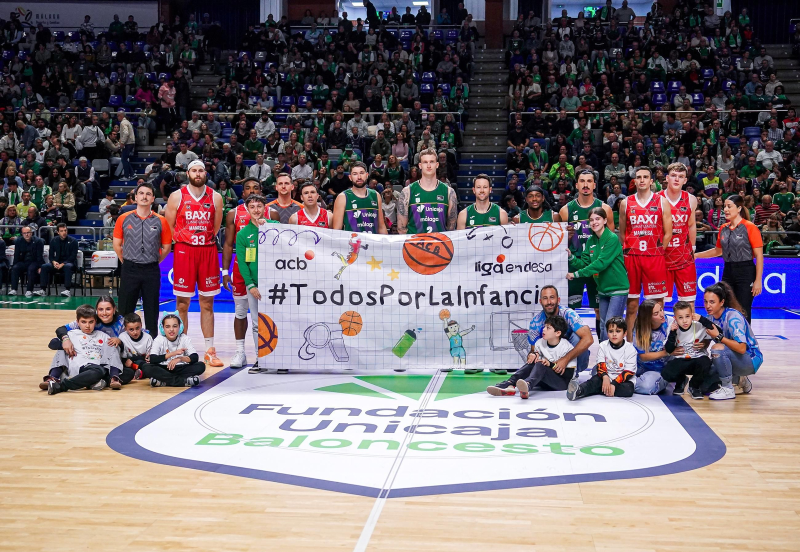 El Unicaja-Baxi Manresa, en fotos