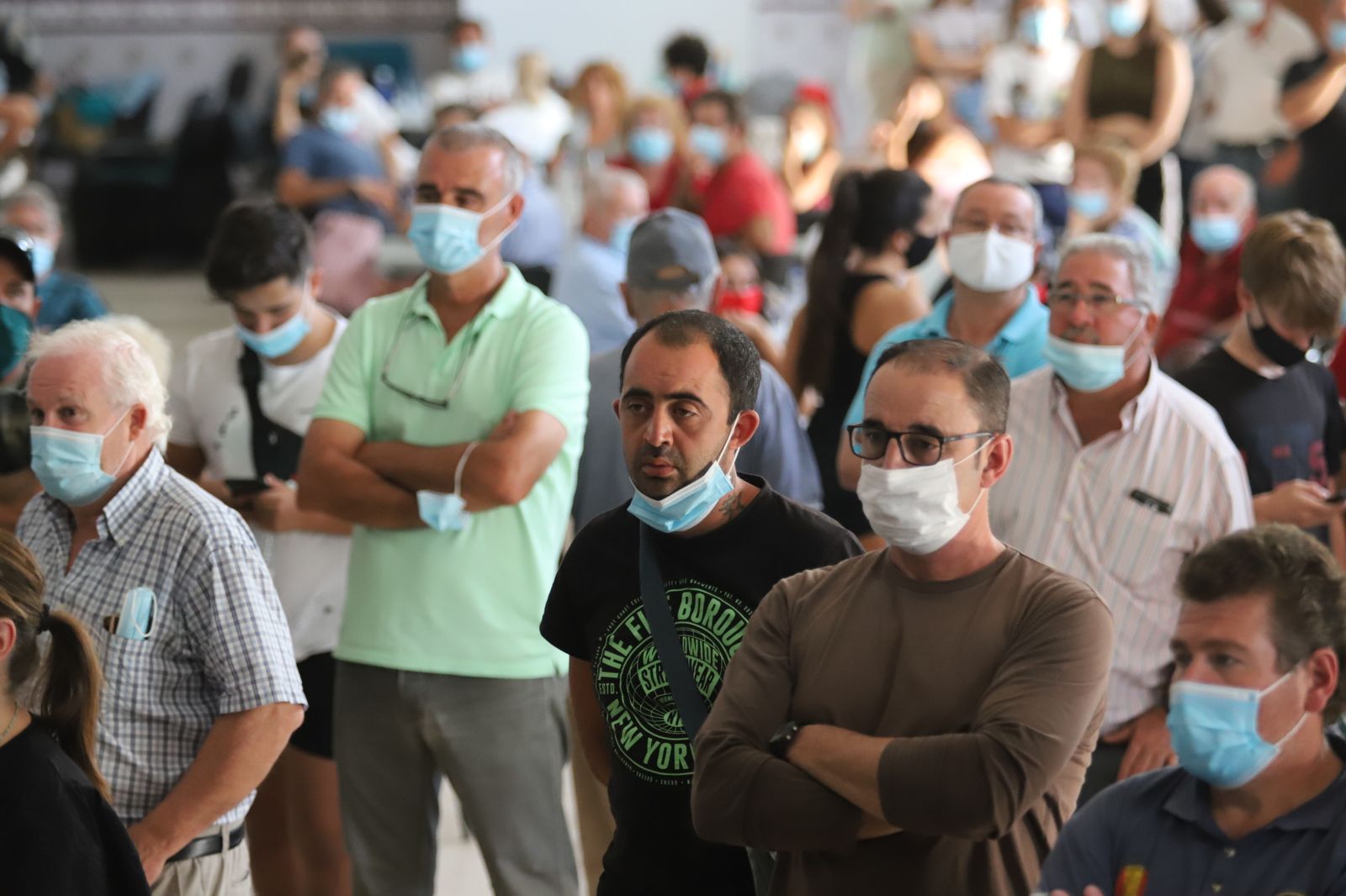 Las imágenes mas destacadas de los vecinos de la Zarza-Perrunal realojados por el incendio de Almonaster la Real