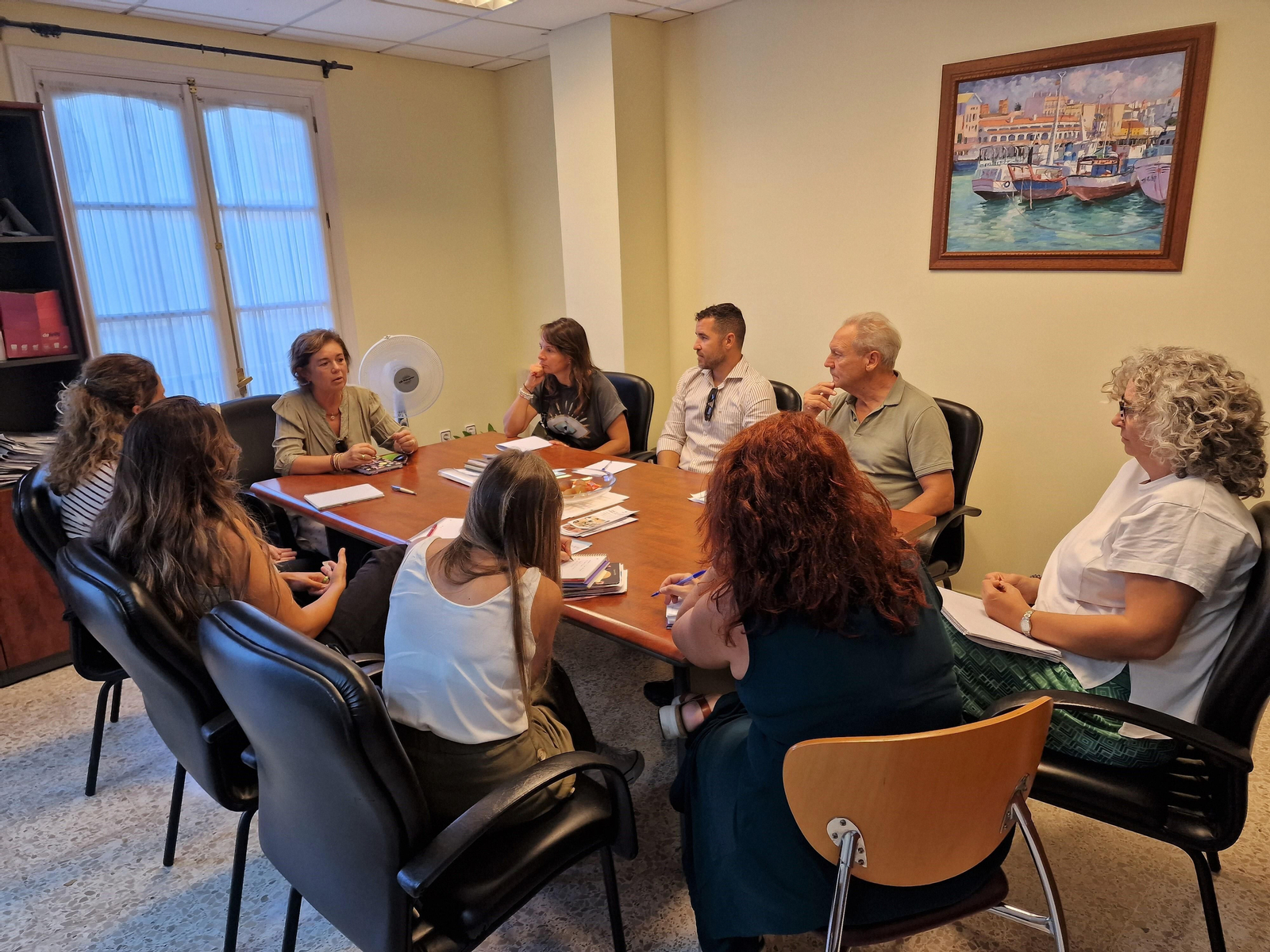 Una imagen de la reunión organizada por el área de Igualdad.