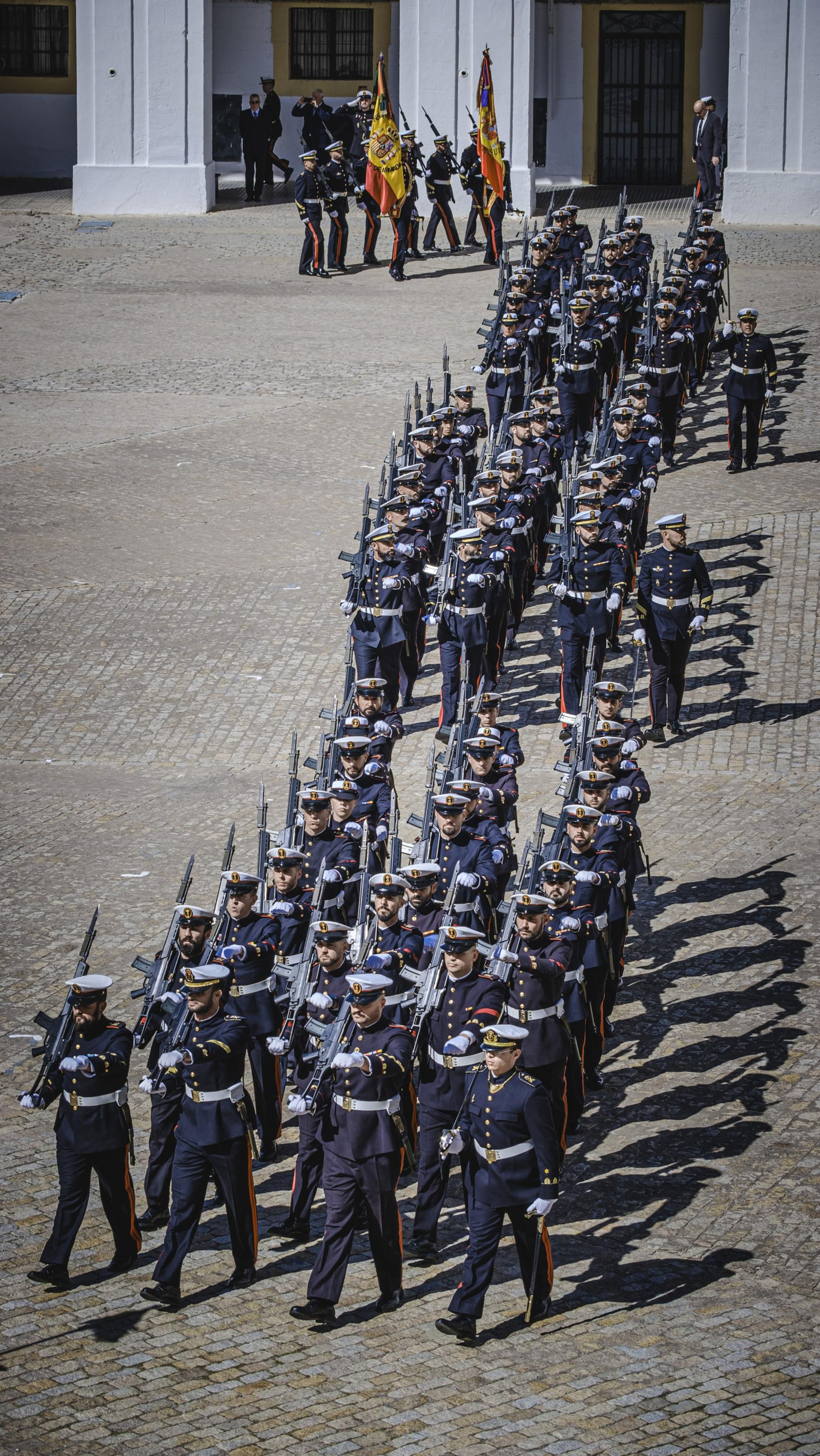 Parada Militar por el 487º aniversario de Infantería de Marina. Parada Militar por el 487º aniversario de Infantería de Marina.