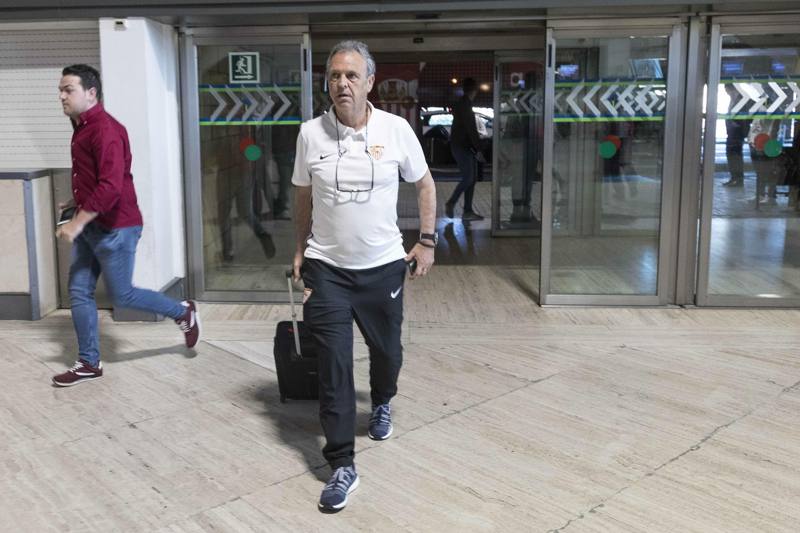 Joaquín Caparrós, antes de partir hacia Tanzania.