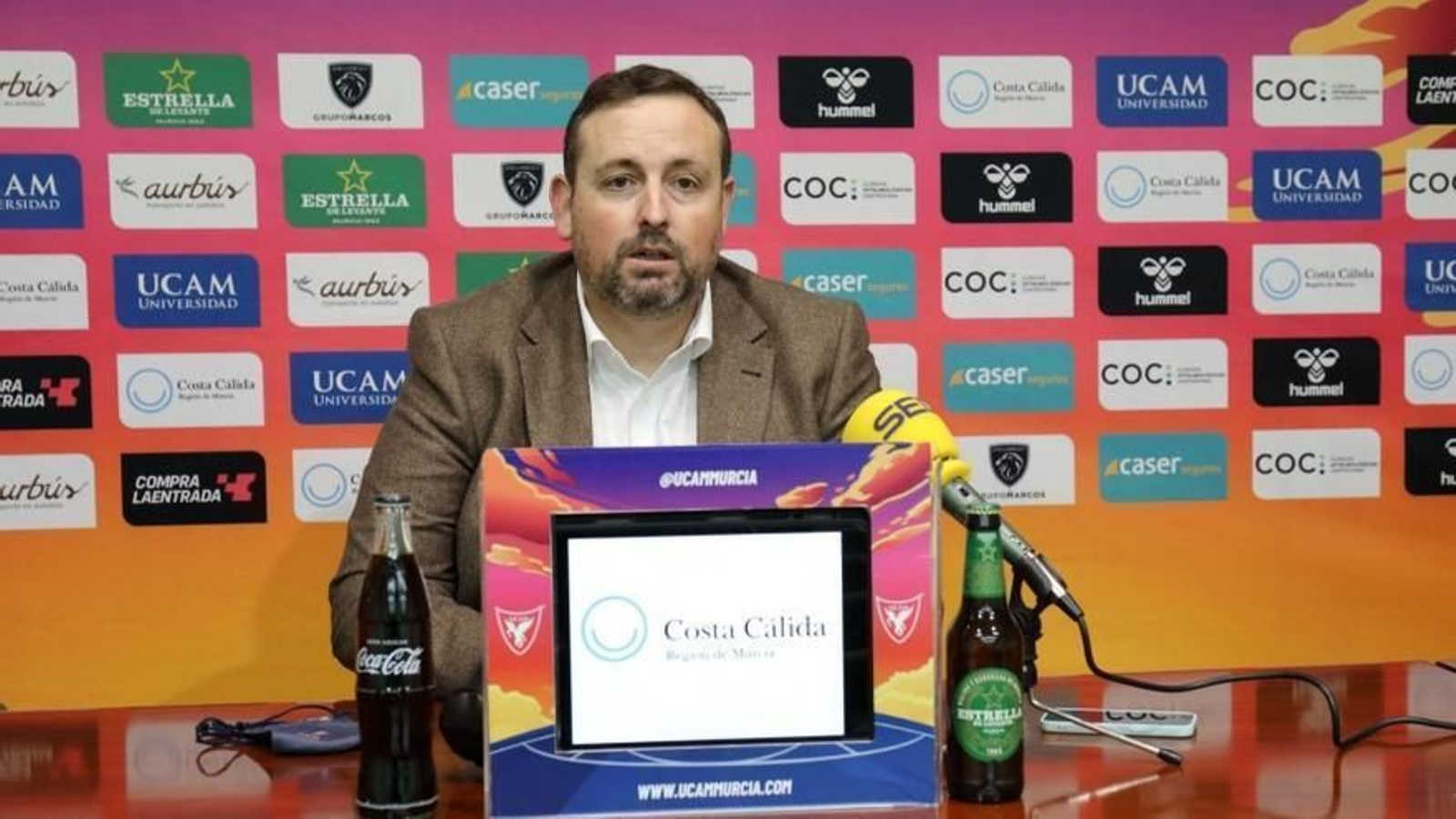 Alejandro Gómez, director general del UCAM Murcia. Alejandro Gómez, director general del UCAM Murcia.