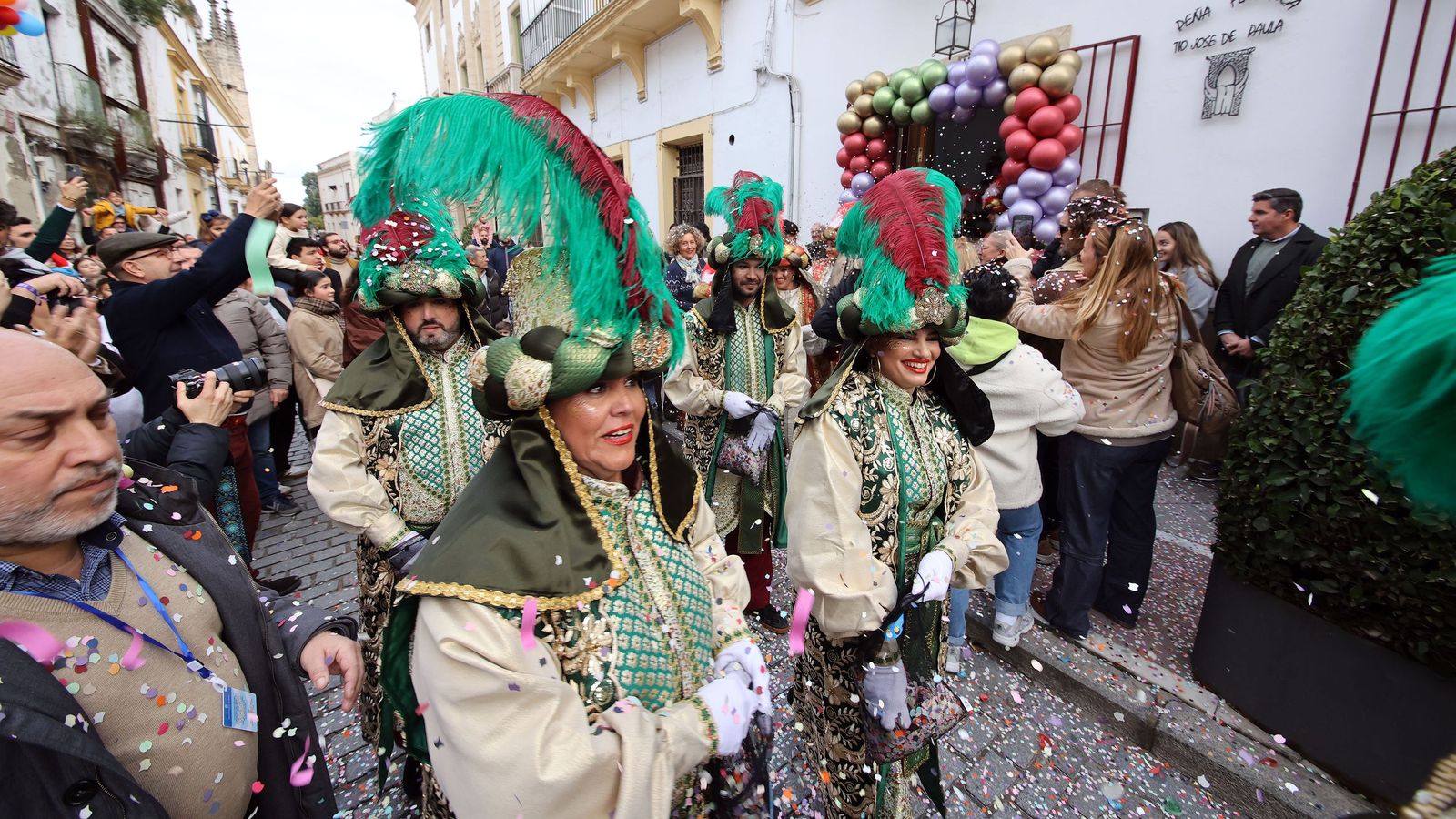 Imágenes de la cabalgata del Cartero Real de Jerez