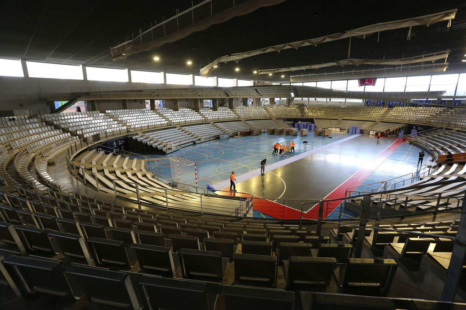 Todo preparado para la Supercopa de España de Futsal en el Palacio de deportes de Jerez