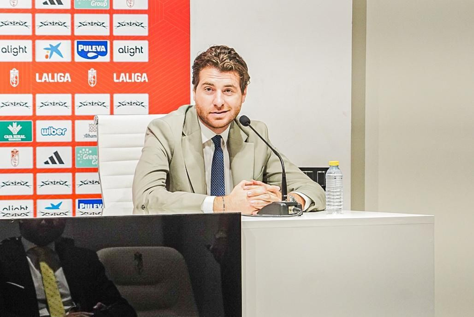 El italiano en la presentación de Pablo Insua El italiano en la presentación de Pablo Insua