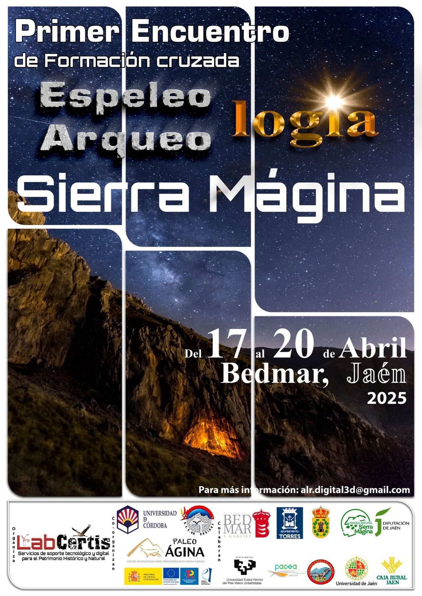 Cartel de este primer encuentro de formación cruzada.