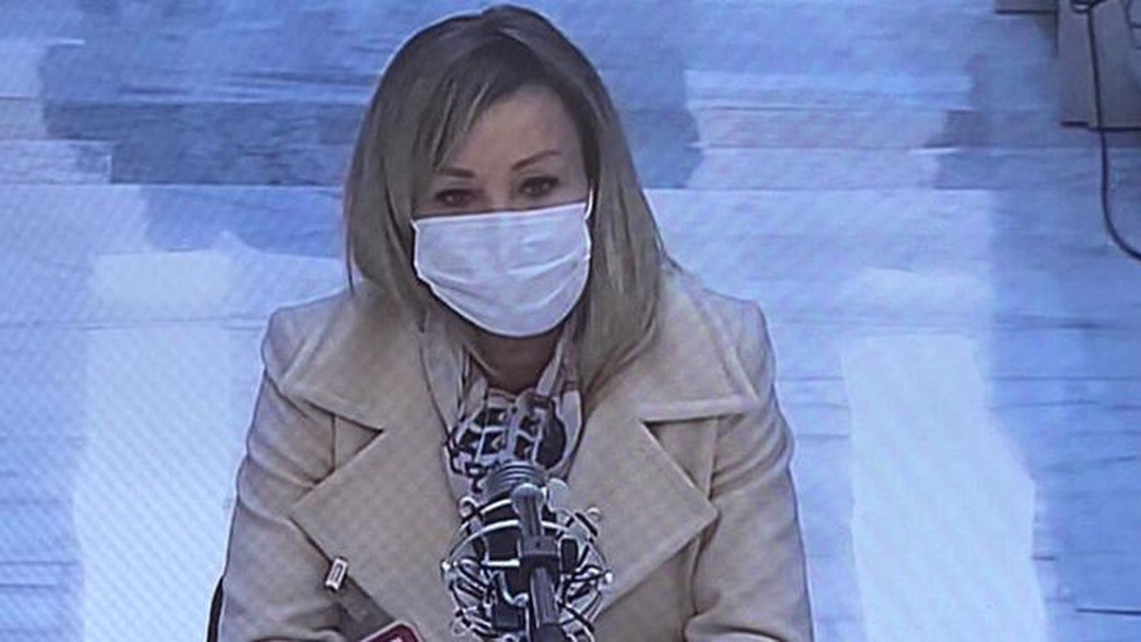 Ana María Cameno, la reina de la coca, durante el juicio