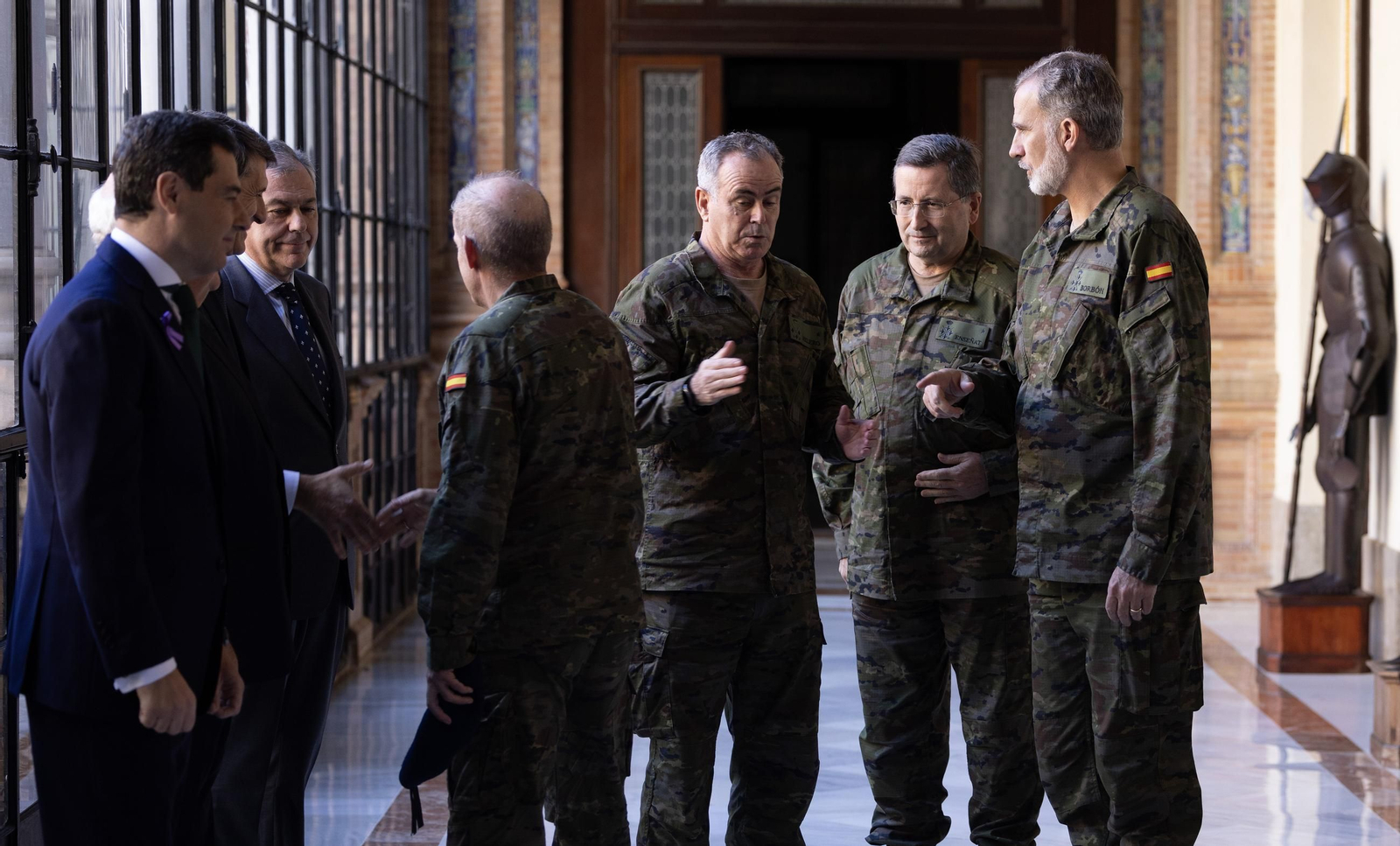 Las fotos de la visita de Felipe Vl a Capitanía