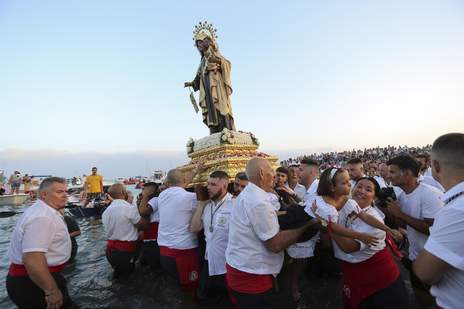 Las fotos de las procesiones de la Virgen del Carmen en Málaga
