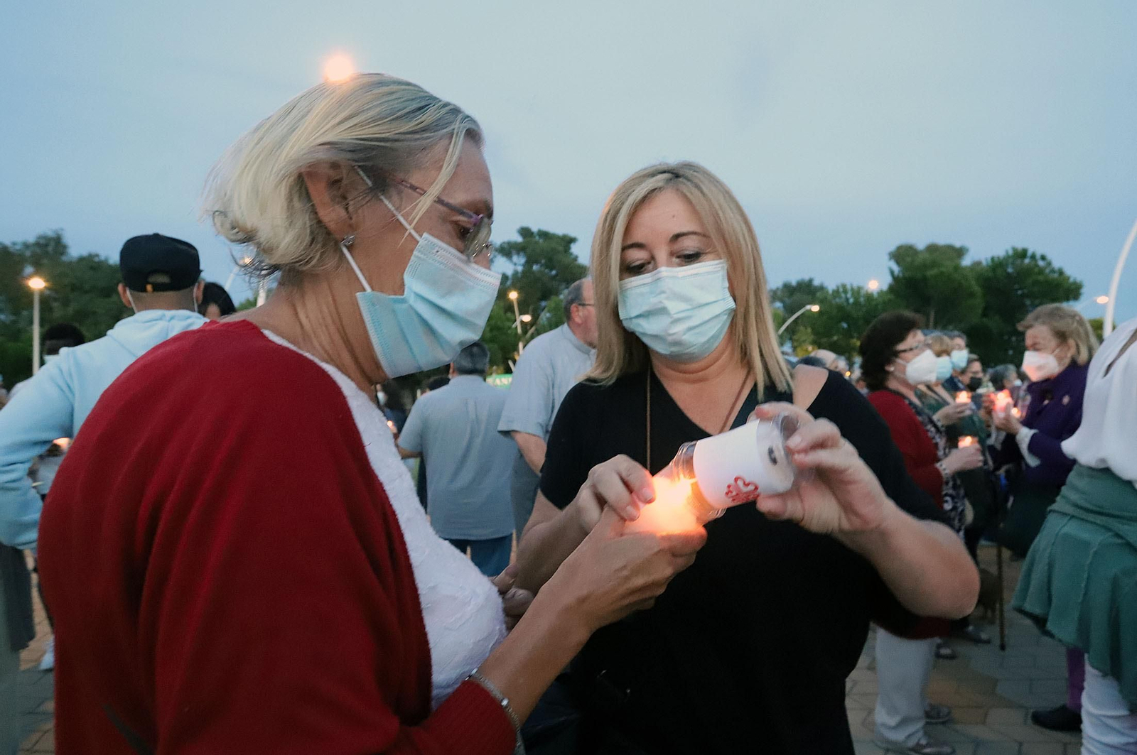 Imágenes del acto de sensibilización de Cáritas #NadieSinHogar