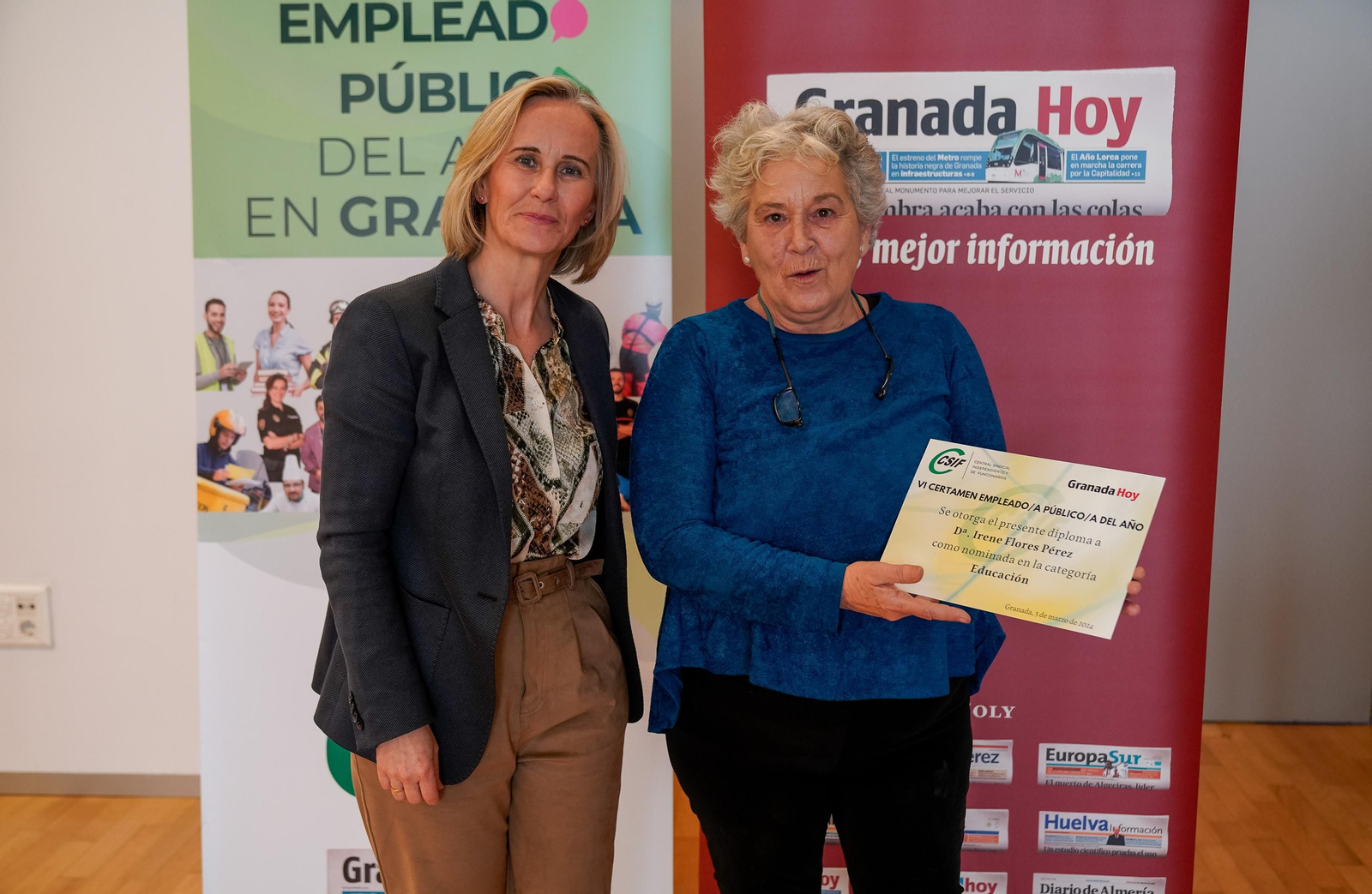 Las mejores imágenes de la presentación de los 20 nominados del VI Certamen Empleado Público del Año en Granada