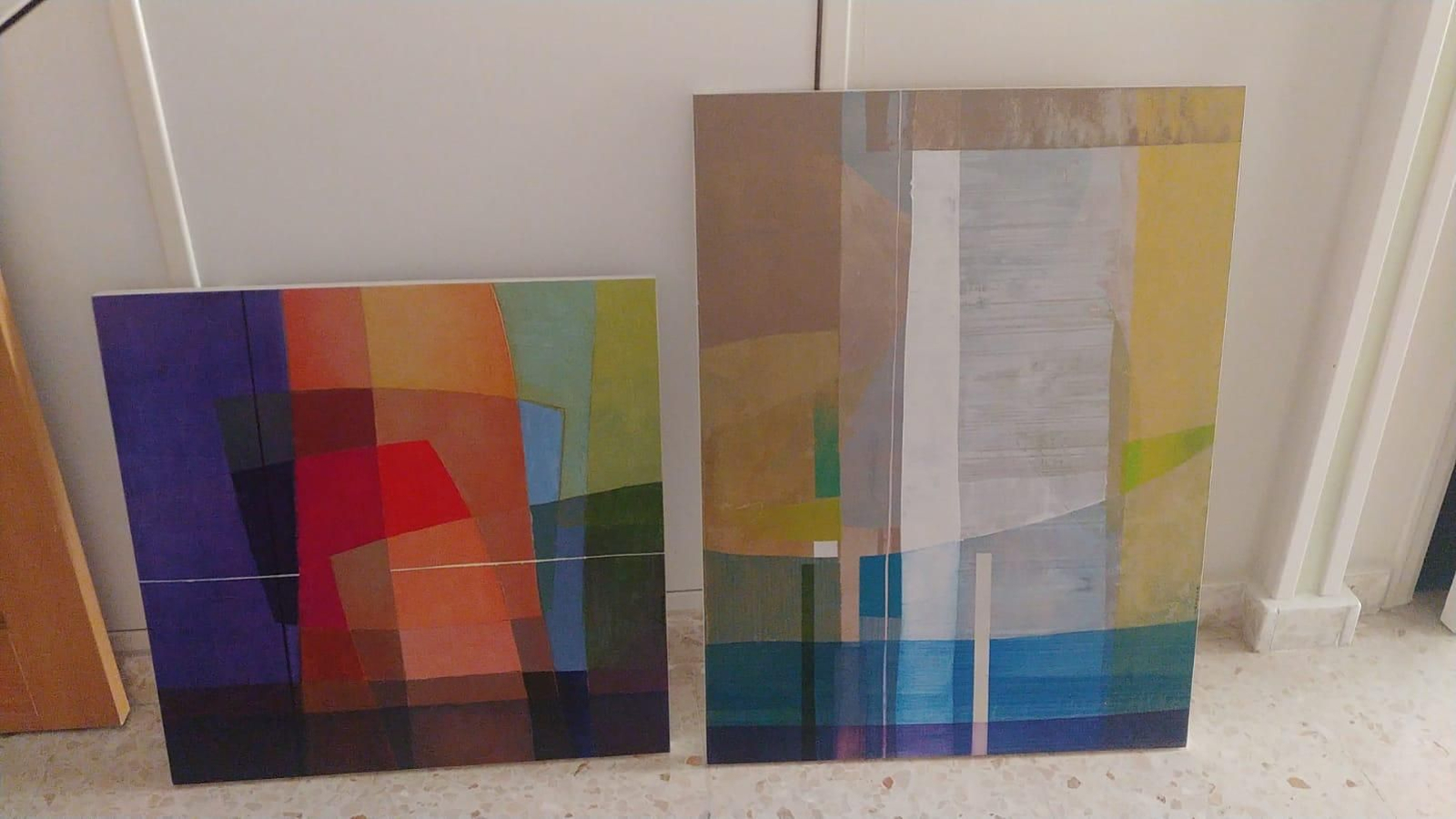 Dos obras del artista jerezano Pepe Márquez.