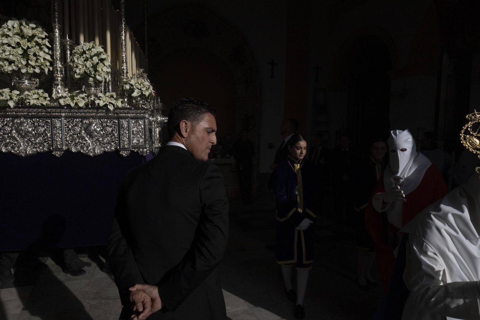 Las imágenes de la hermandad del Ecce Homo en la Semana Santa de San Fernando 2025