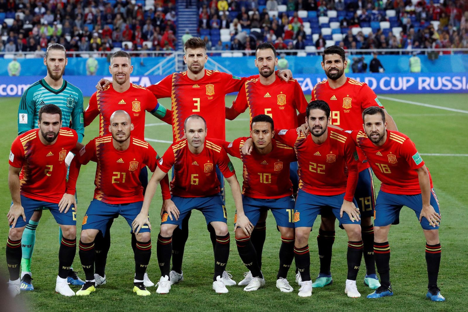 Las imágenes del España-Marruecos